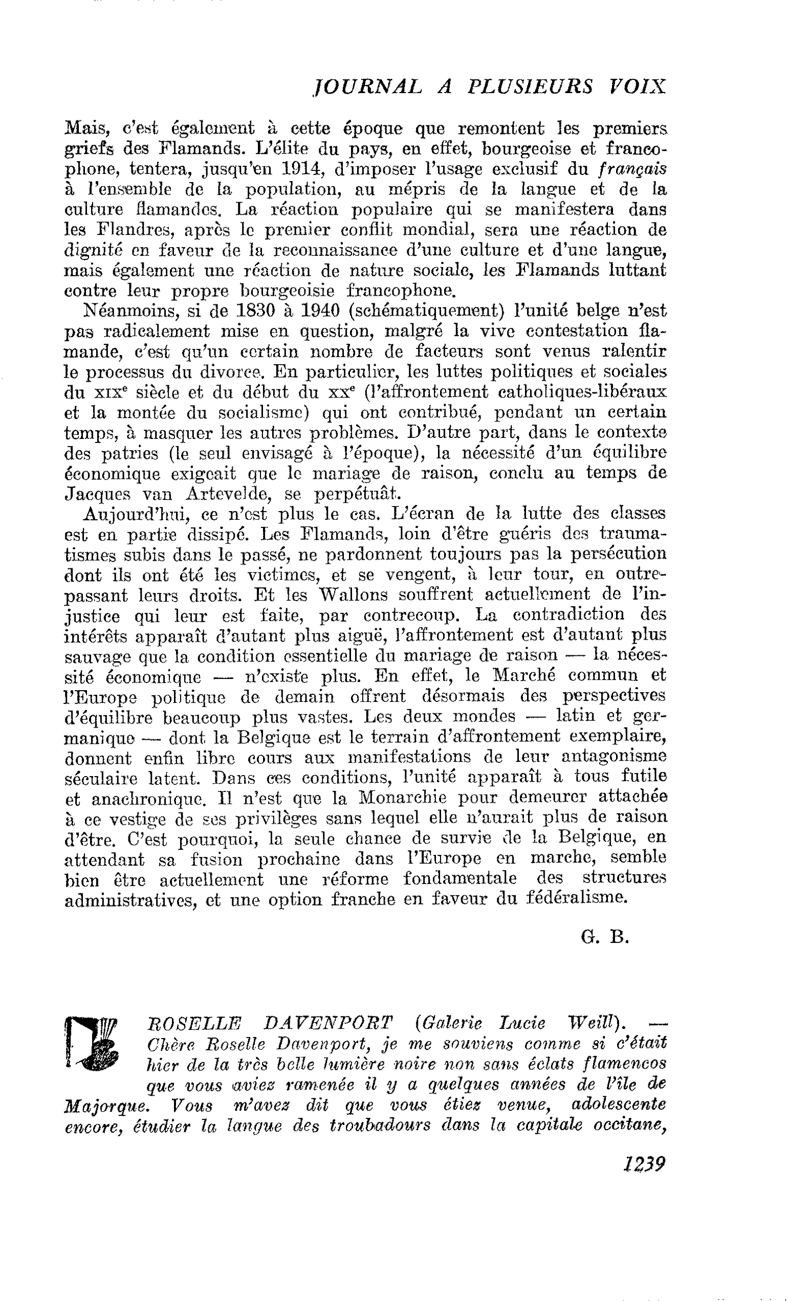 ROSELLE DAVENPORT (Galerie Lucie Weïtt)