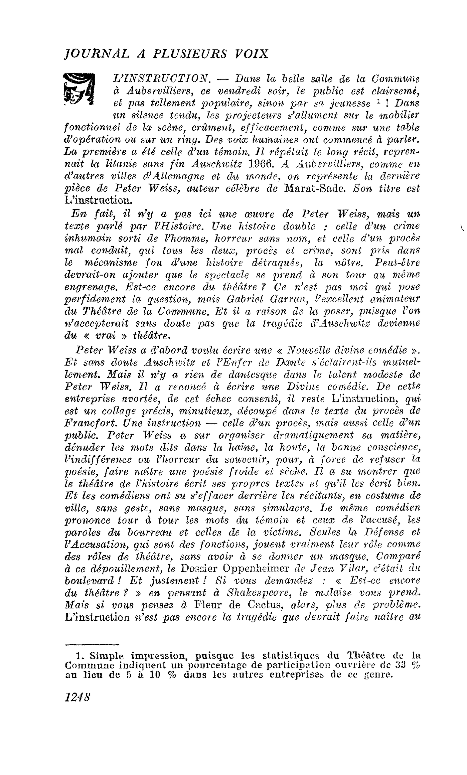 L’INSTRUCTION