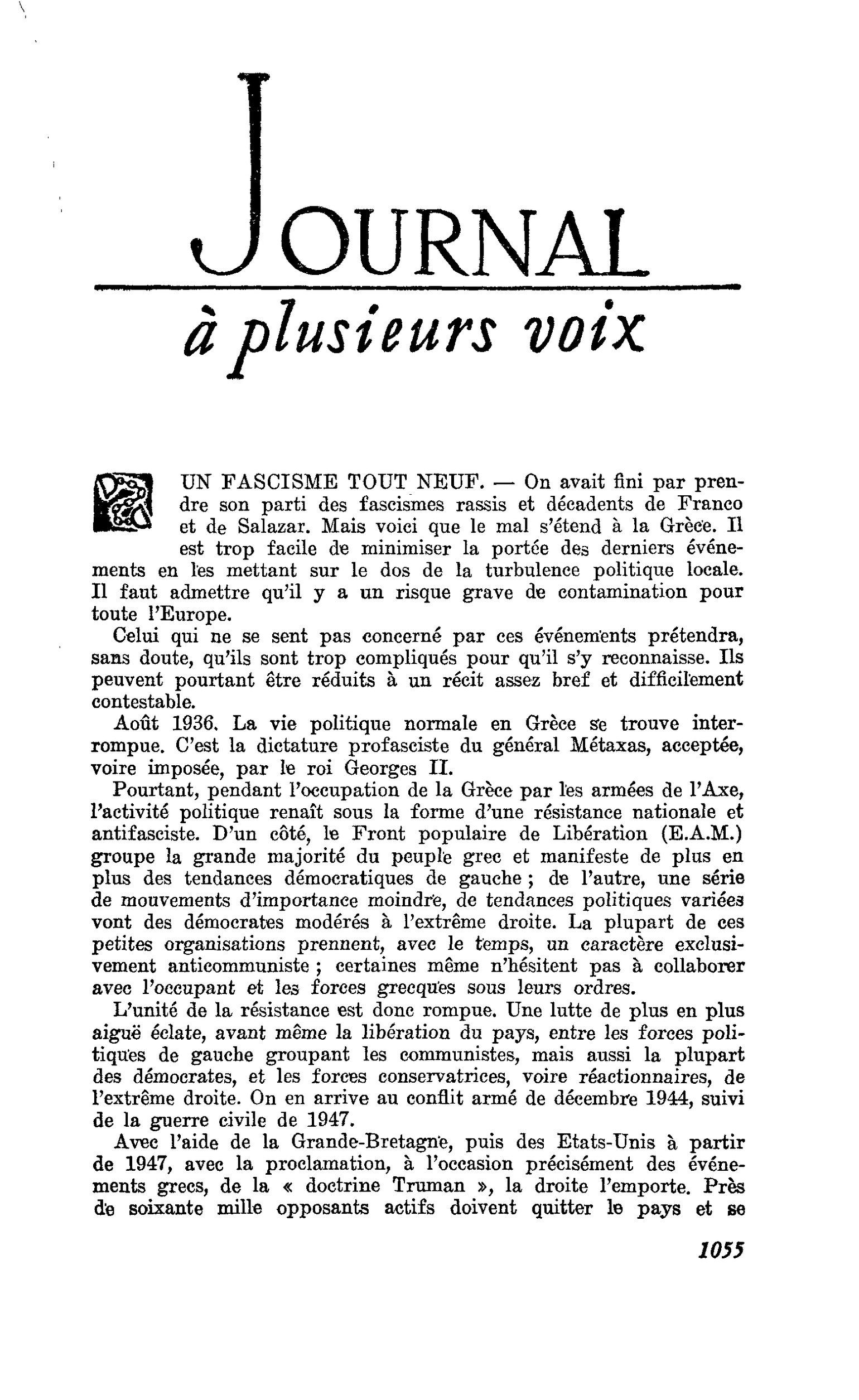 UN FASCISME TOUT NEUF