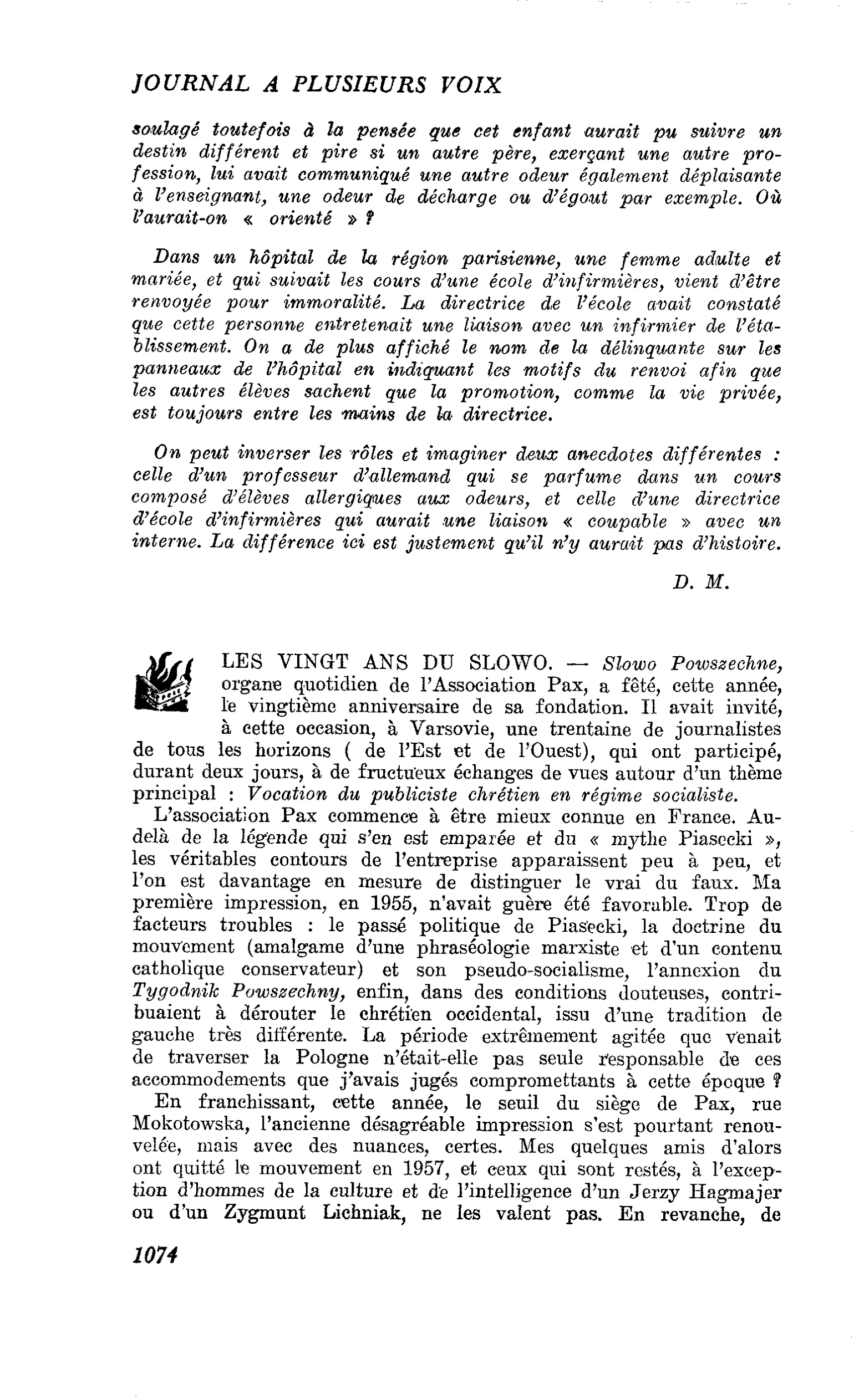 LES VINGT ANS DU SLOWO