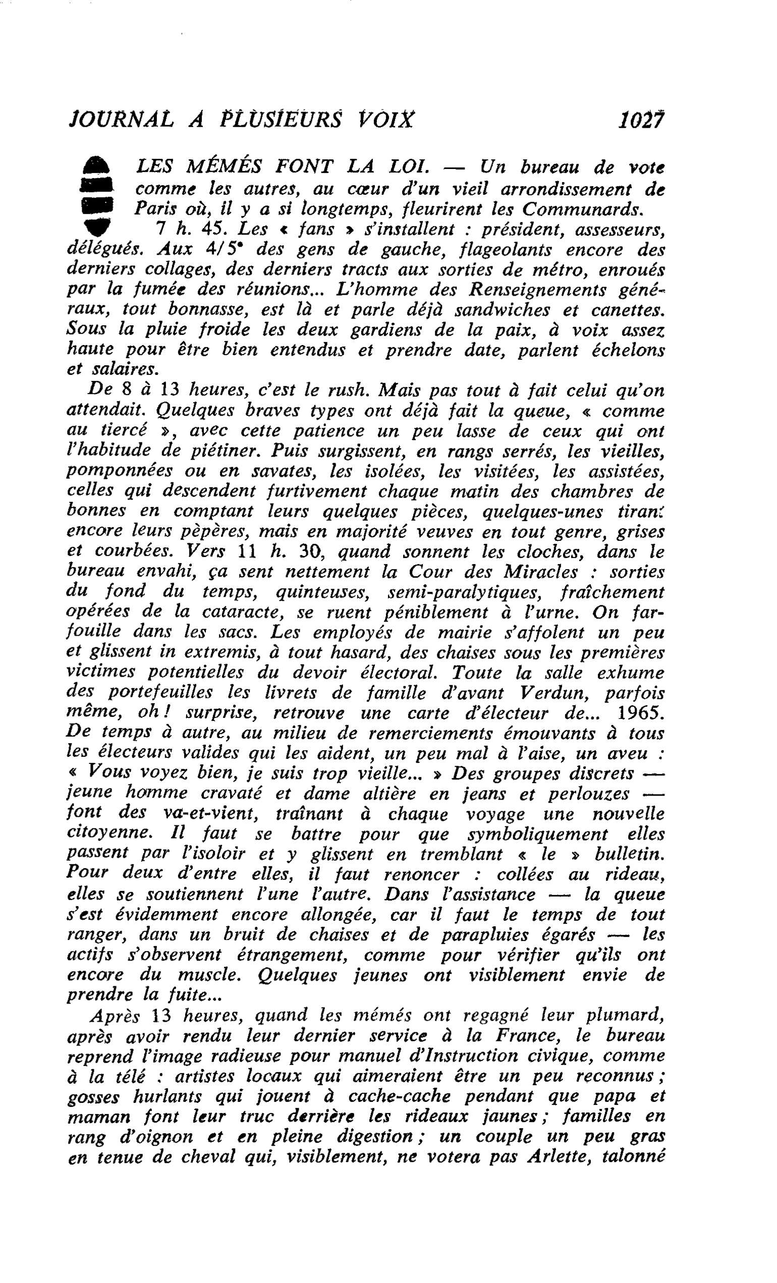 LES MÉMÉS FONT LA LOI