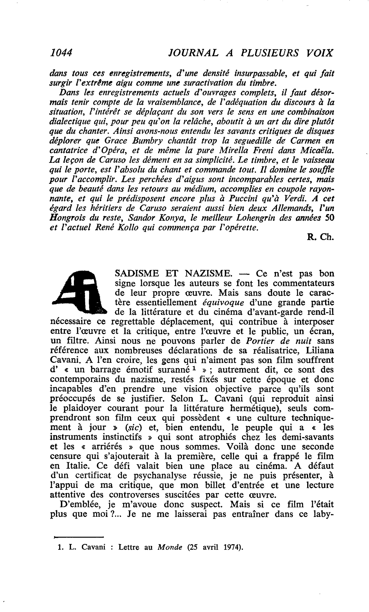 SADISME ET NAZISME
