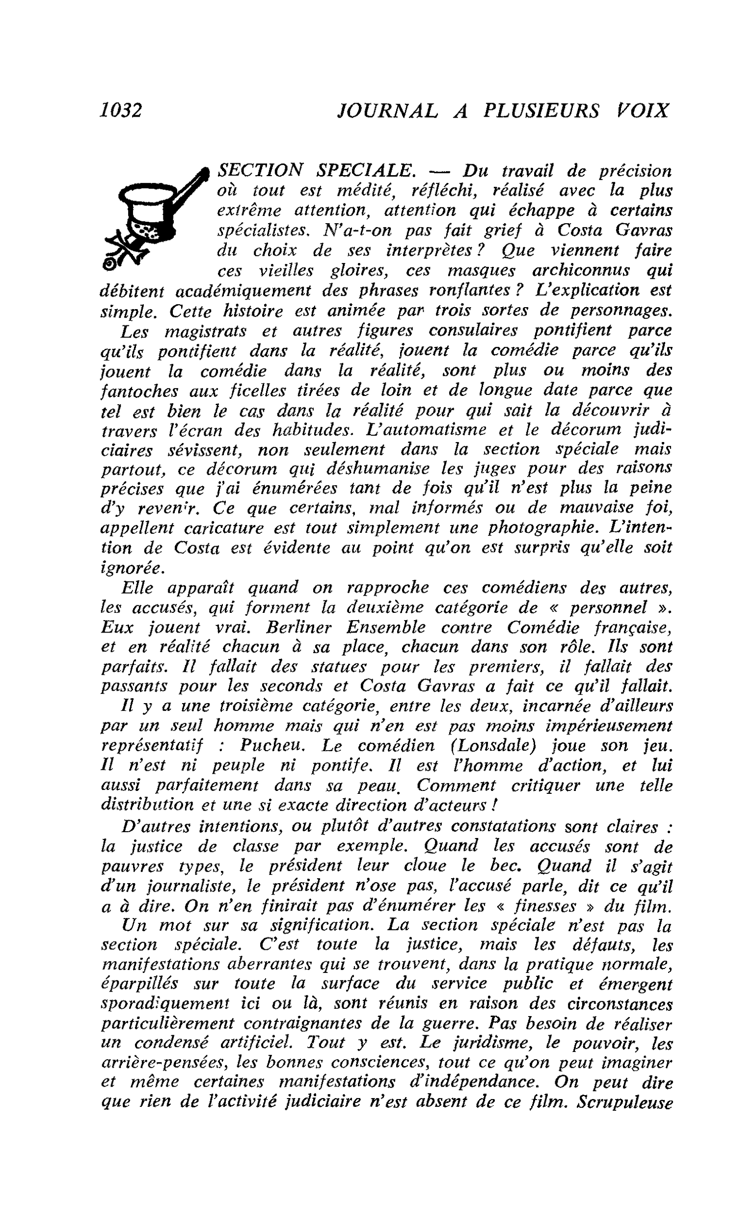 SECTION SPECIALE
