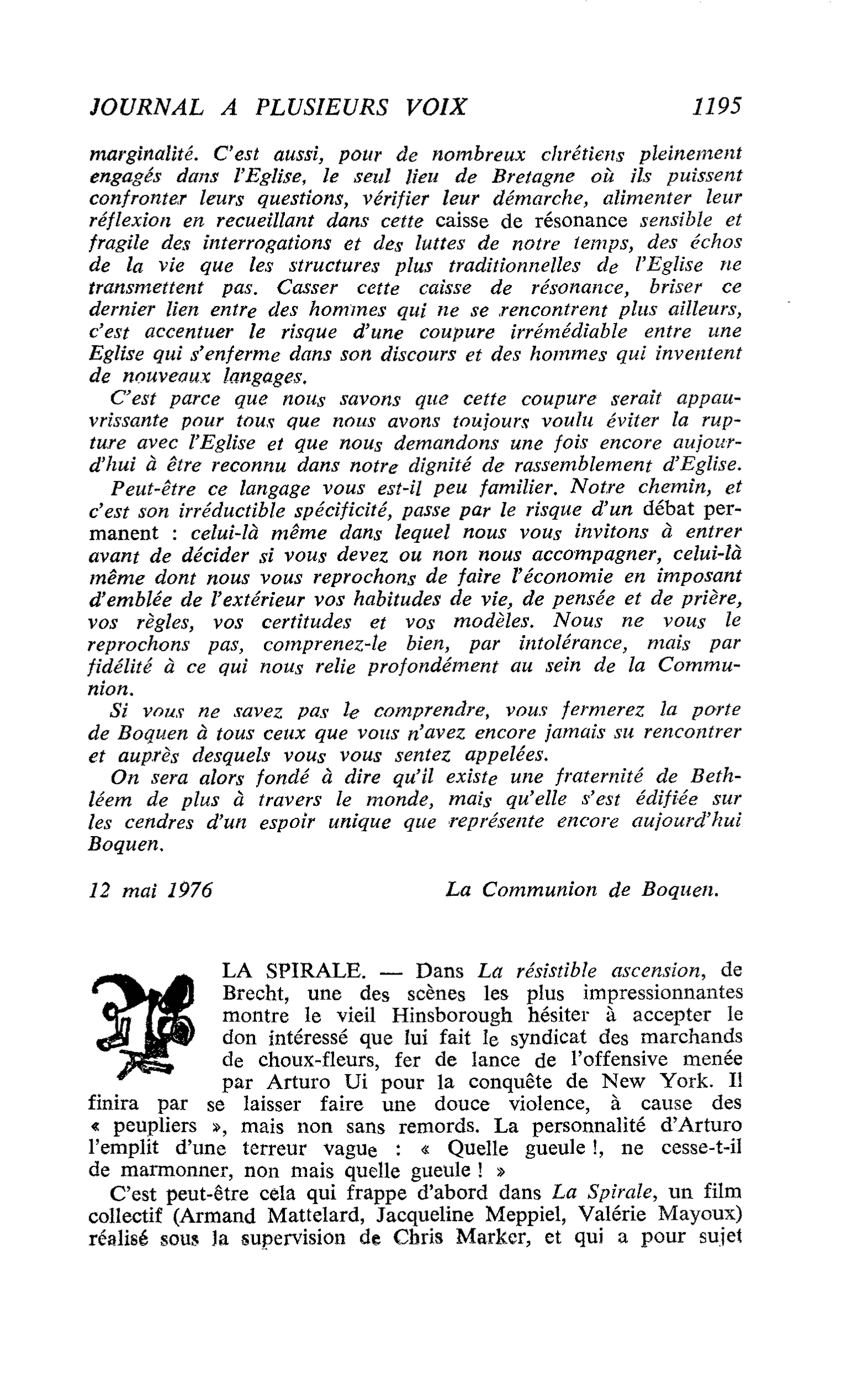 LA SPIRALE