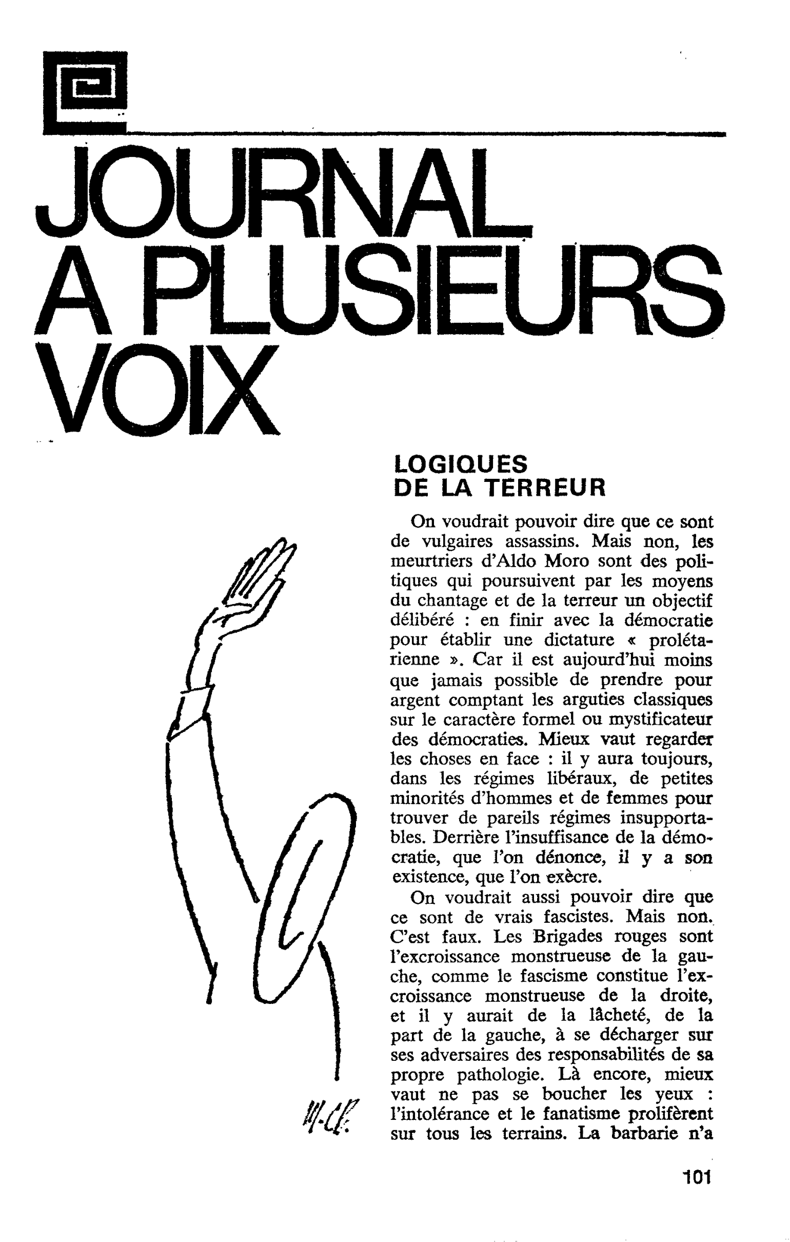 LOGIQUES DE LA TERREUR