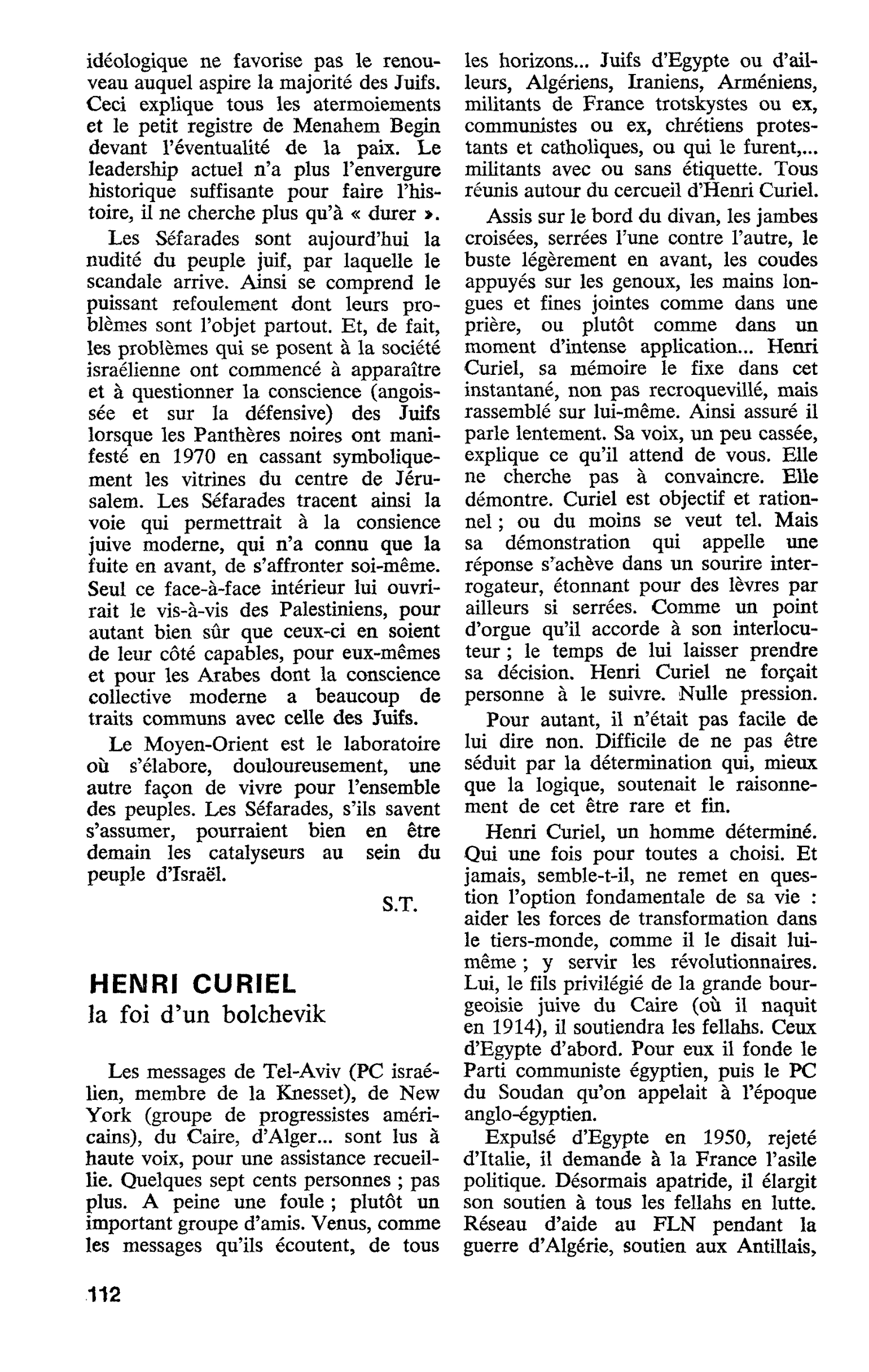 HENRI CURIEL la foi d’un bolchevik