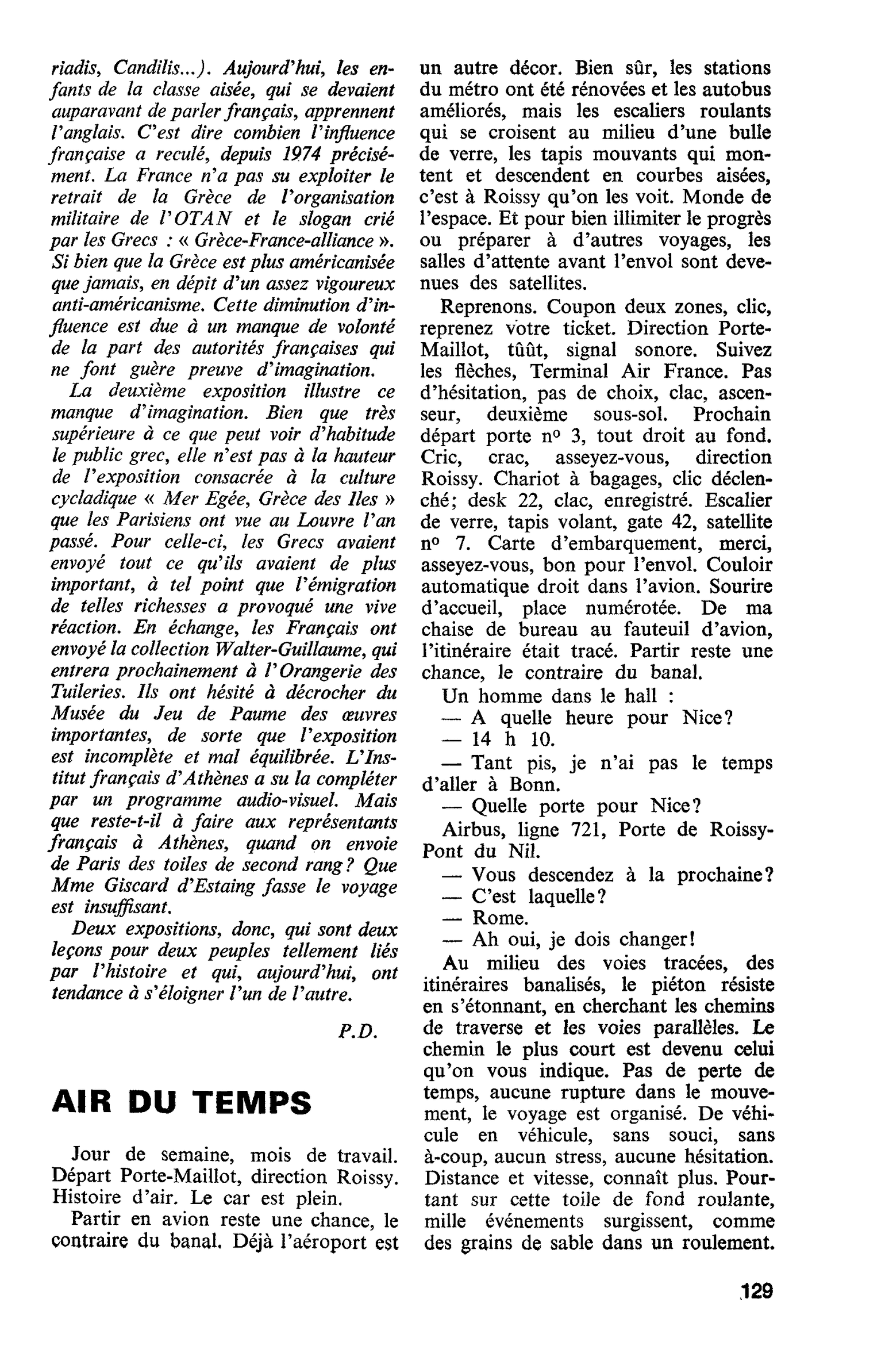 AIR DU TEMPS