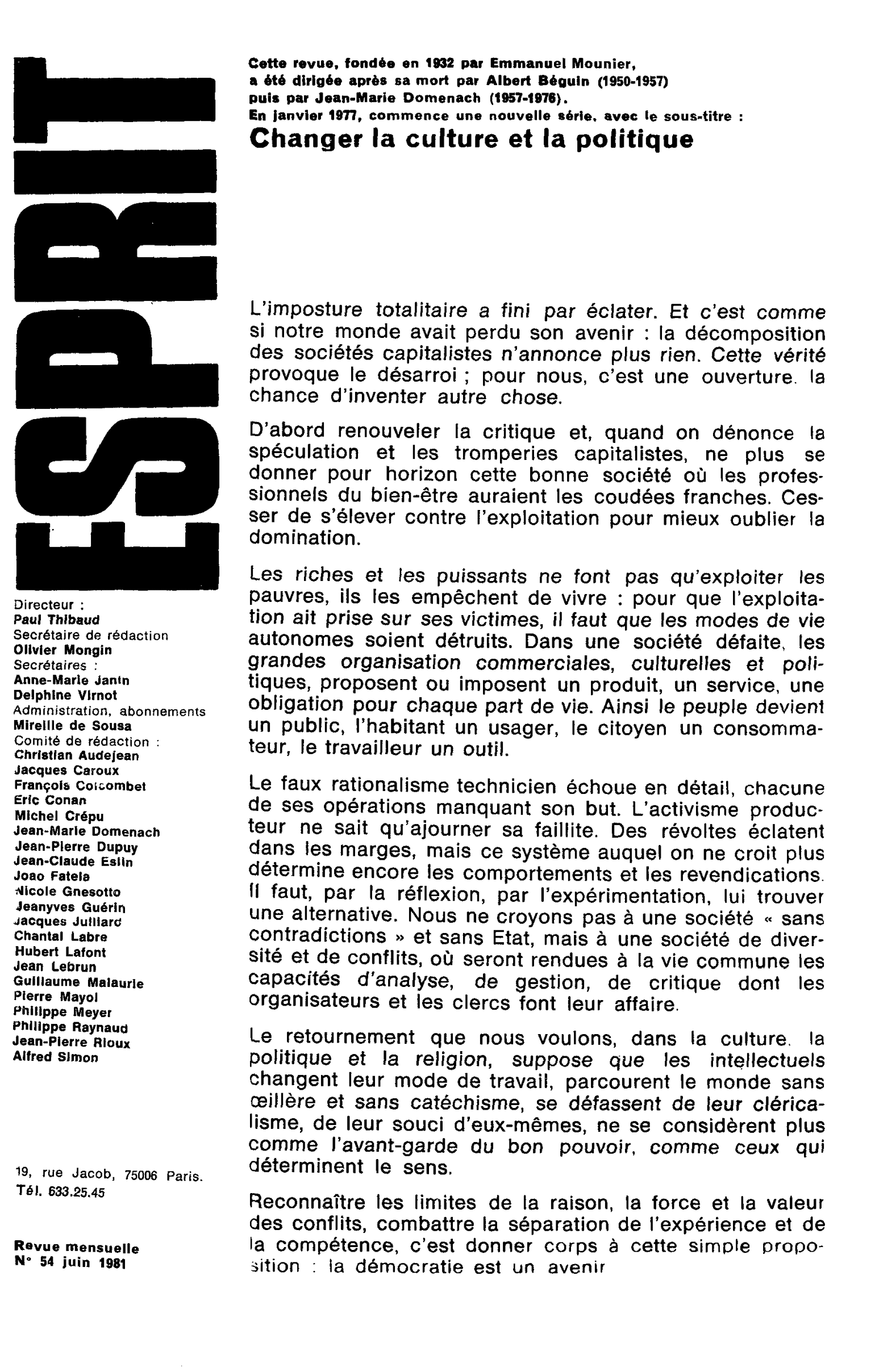 Editorial