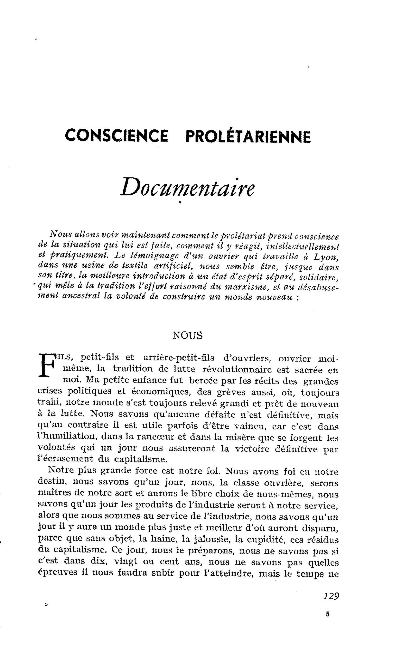 Documentaire