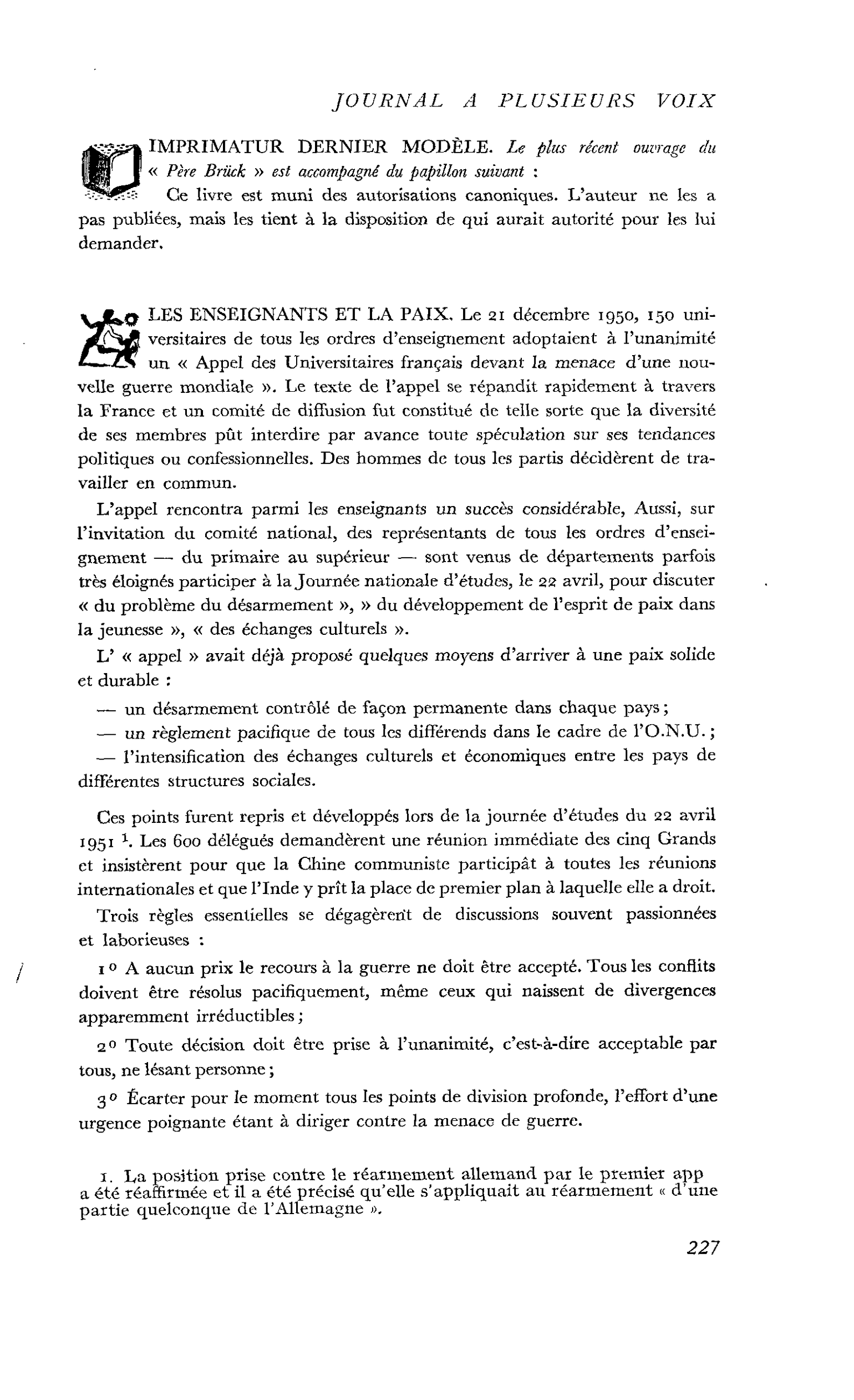 IMPRIMATUR DERNIER MODÈLE