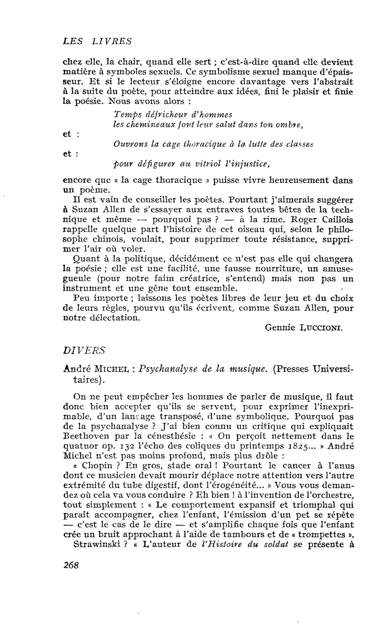 André Michel : Psychanalyse de la musique