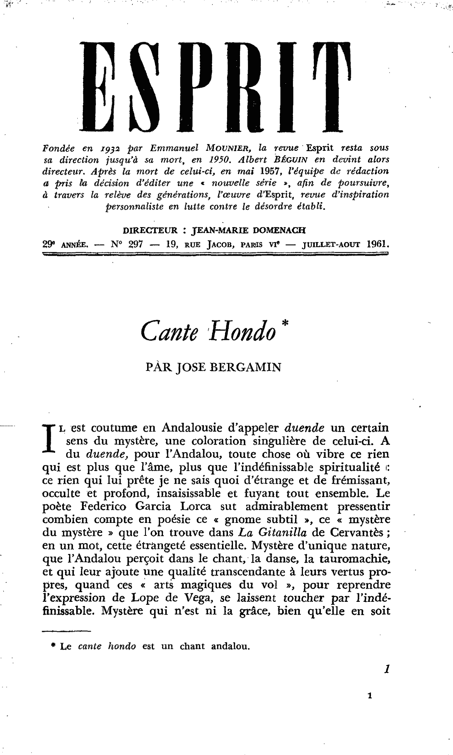 Cante Hondo