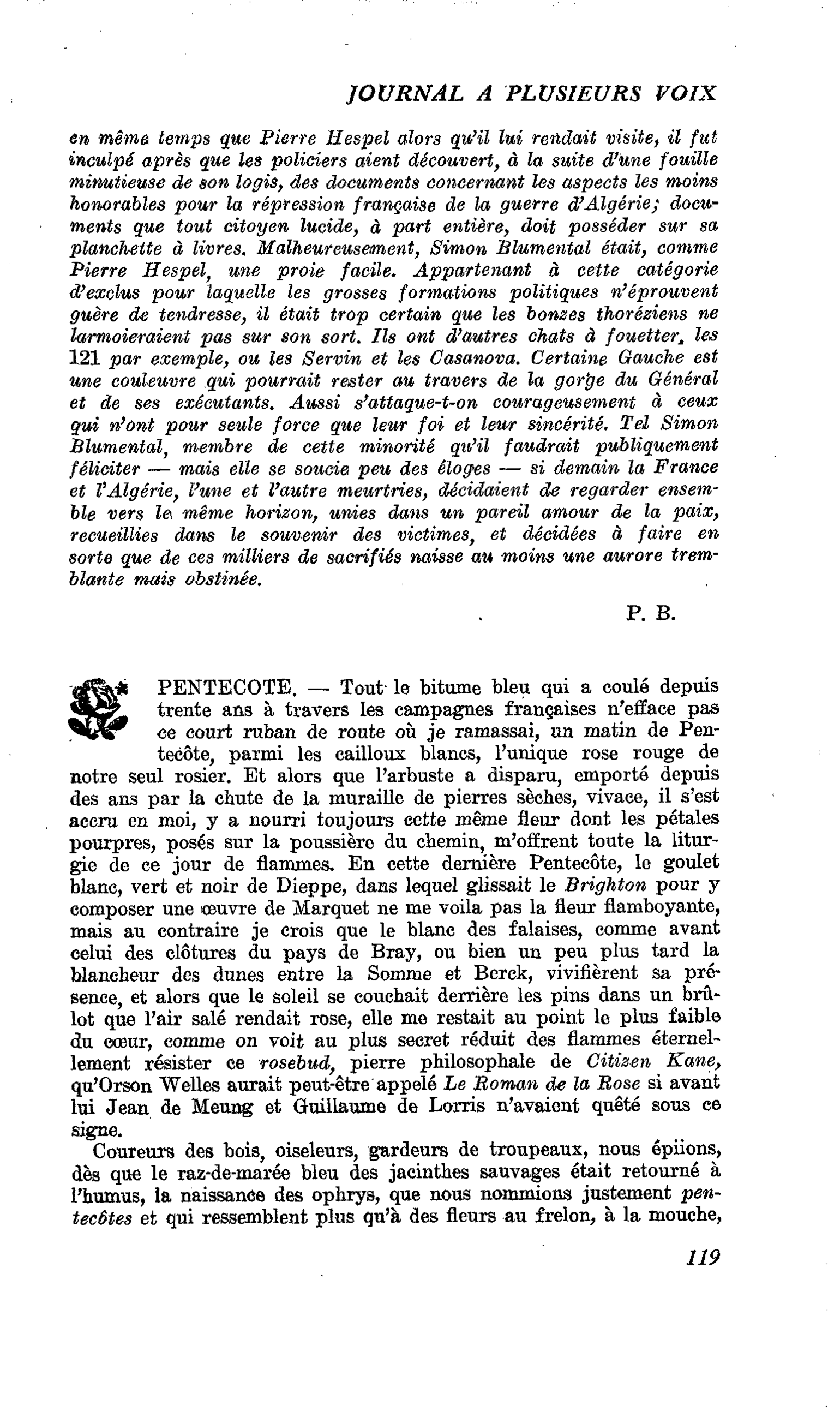 PENTECOTE