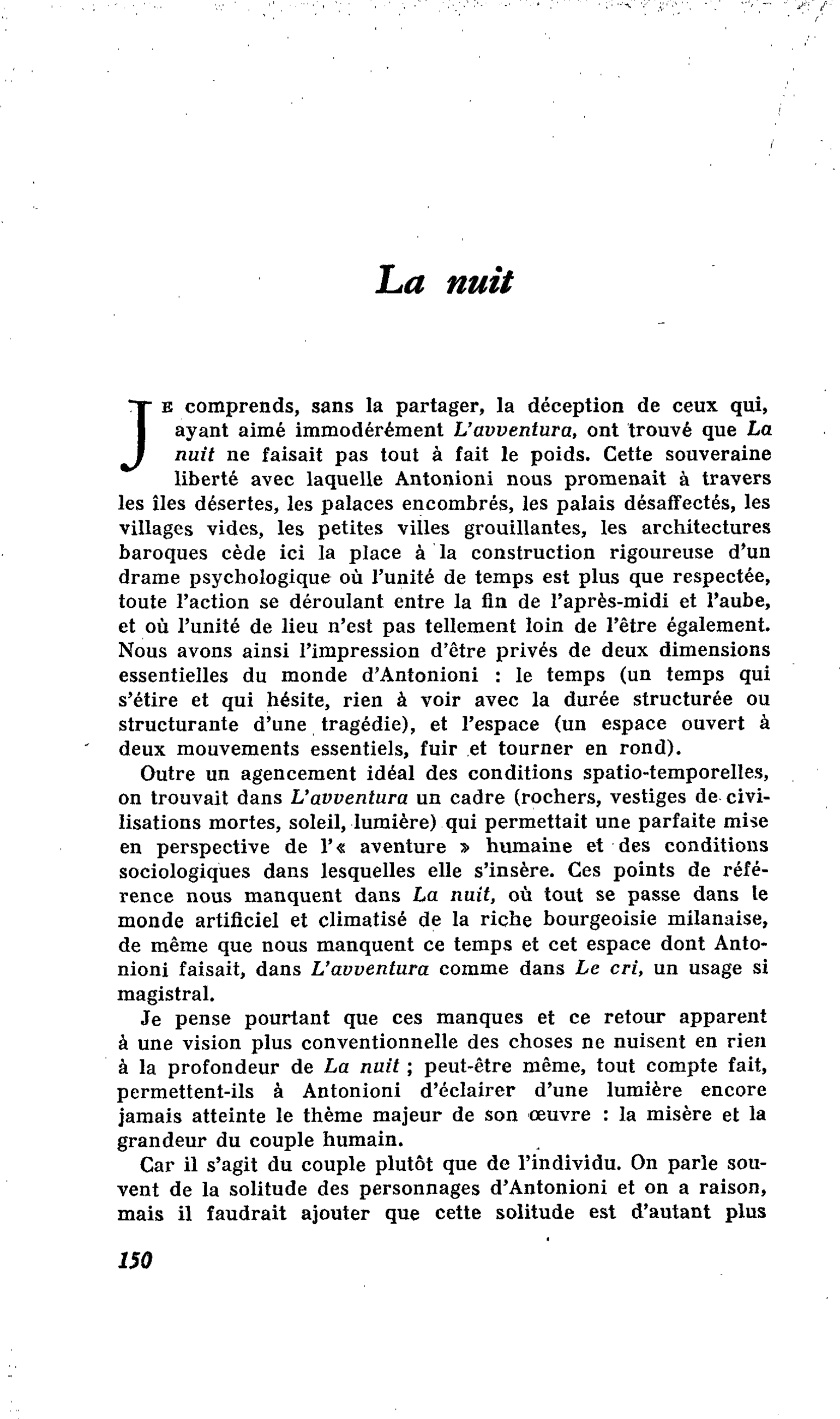 La nuit