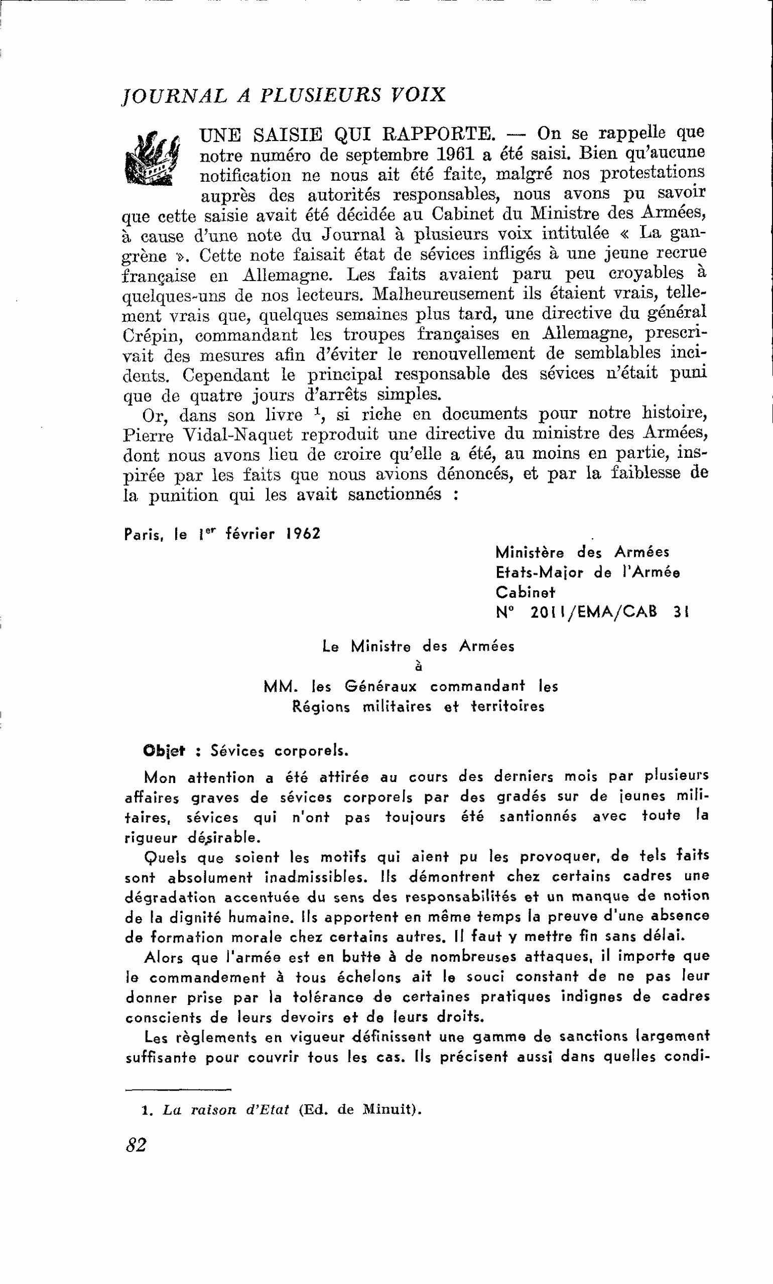 UNE SAISIE QUI RAPPORTE