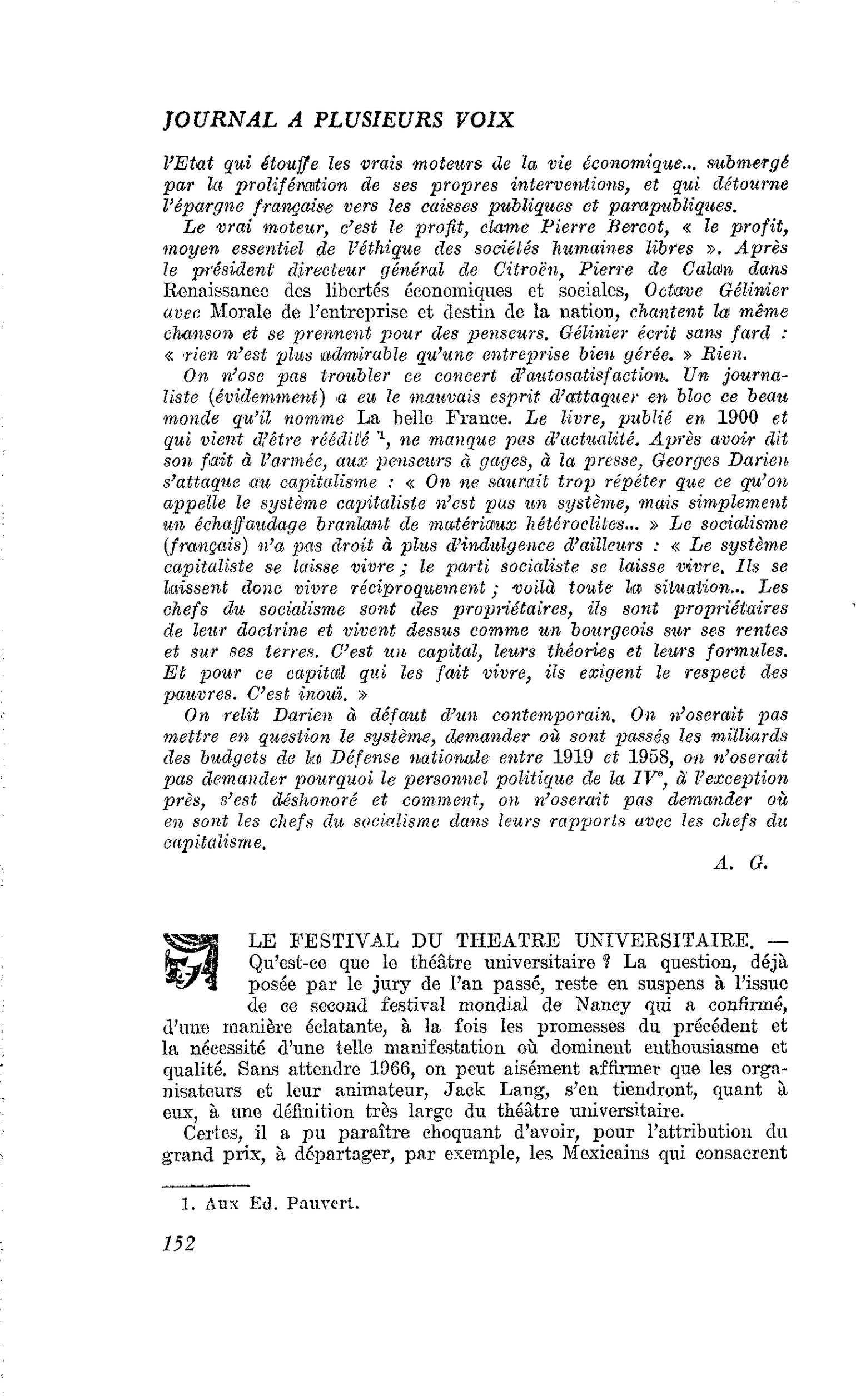 LE FESTIVAL DU THEATRE UNIVERSITAIRE