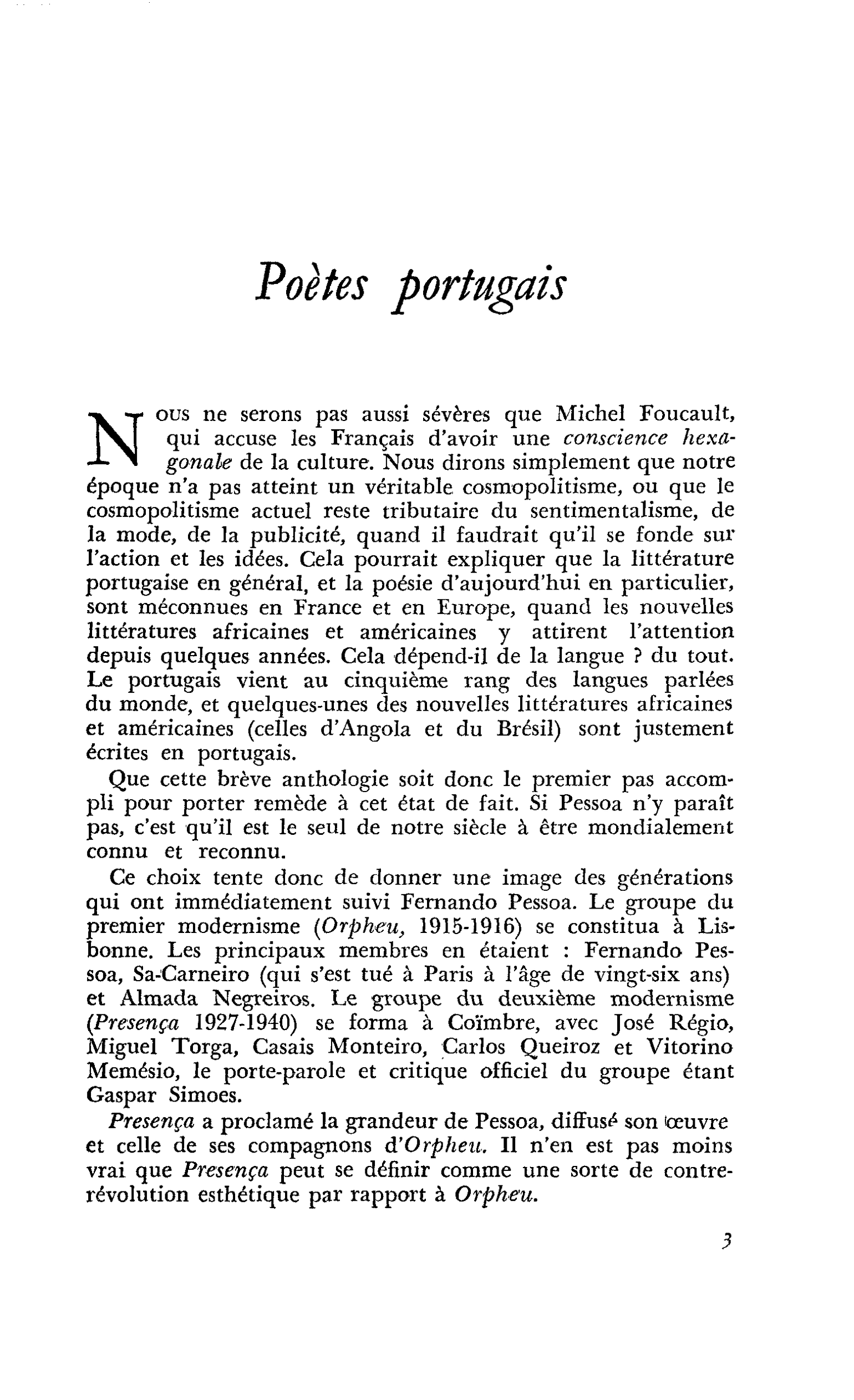 Poètes portugais