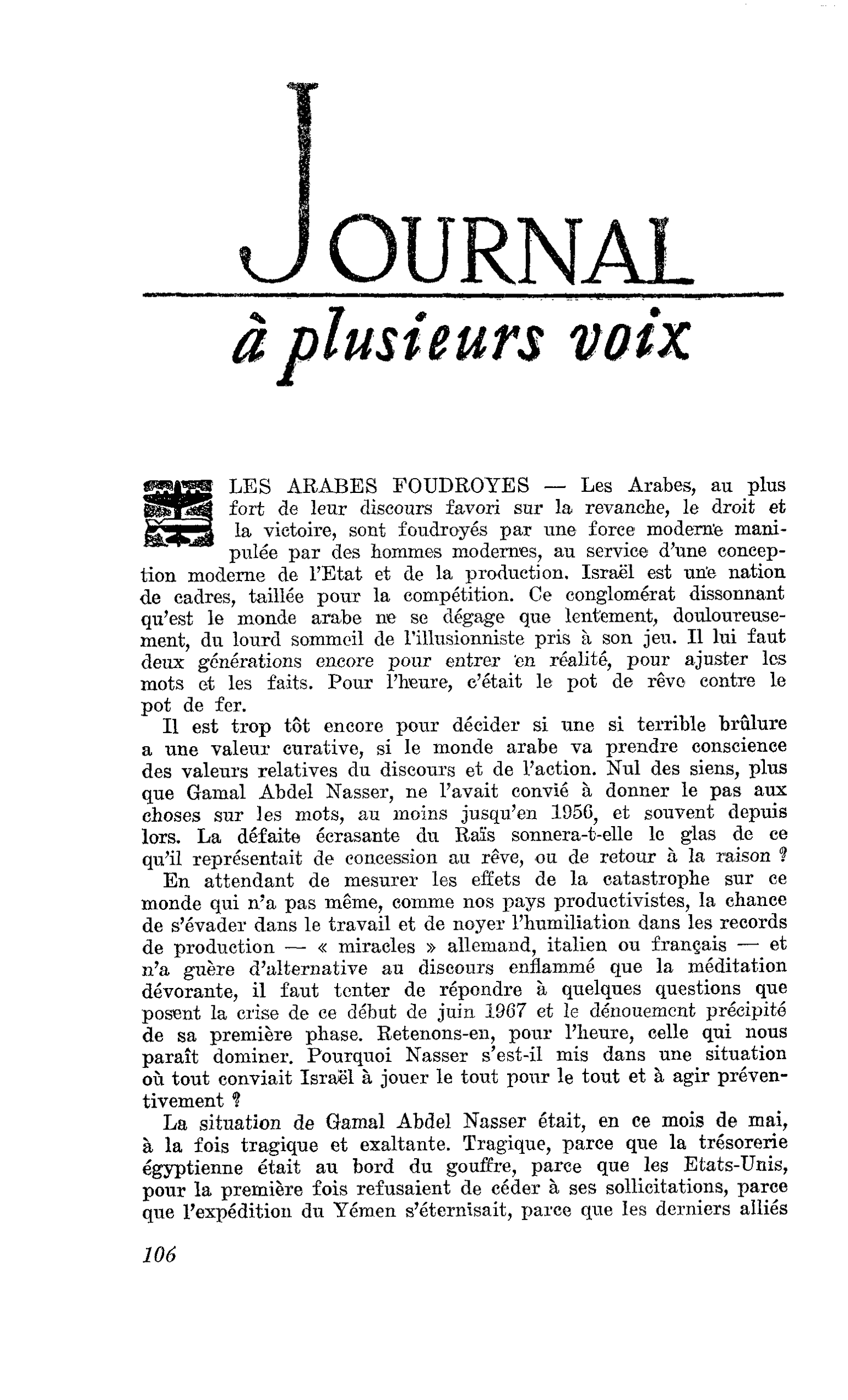 LES ARABES FOUDROYES