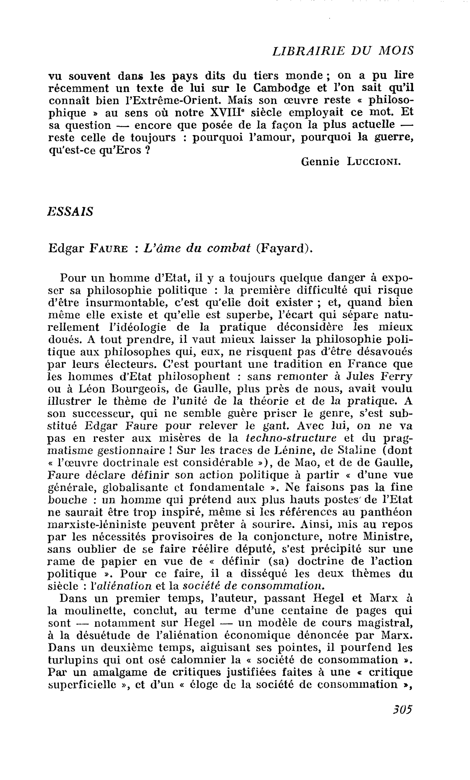 Edgar Faure : L’âme du combat