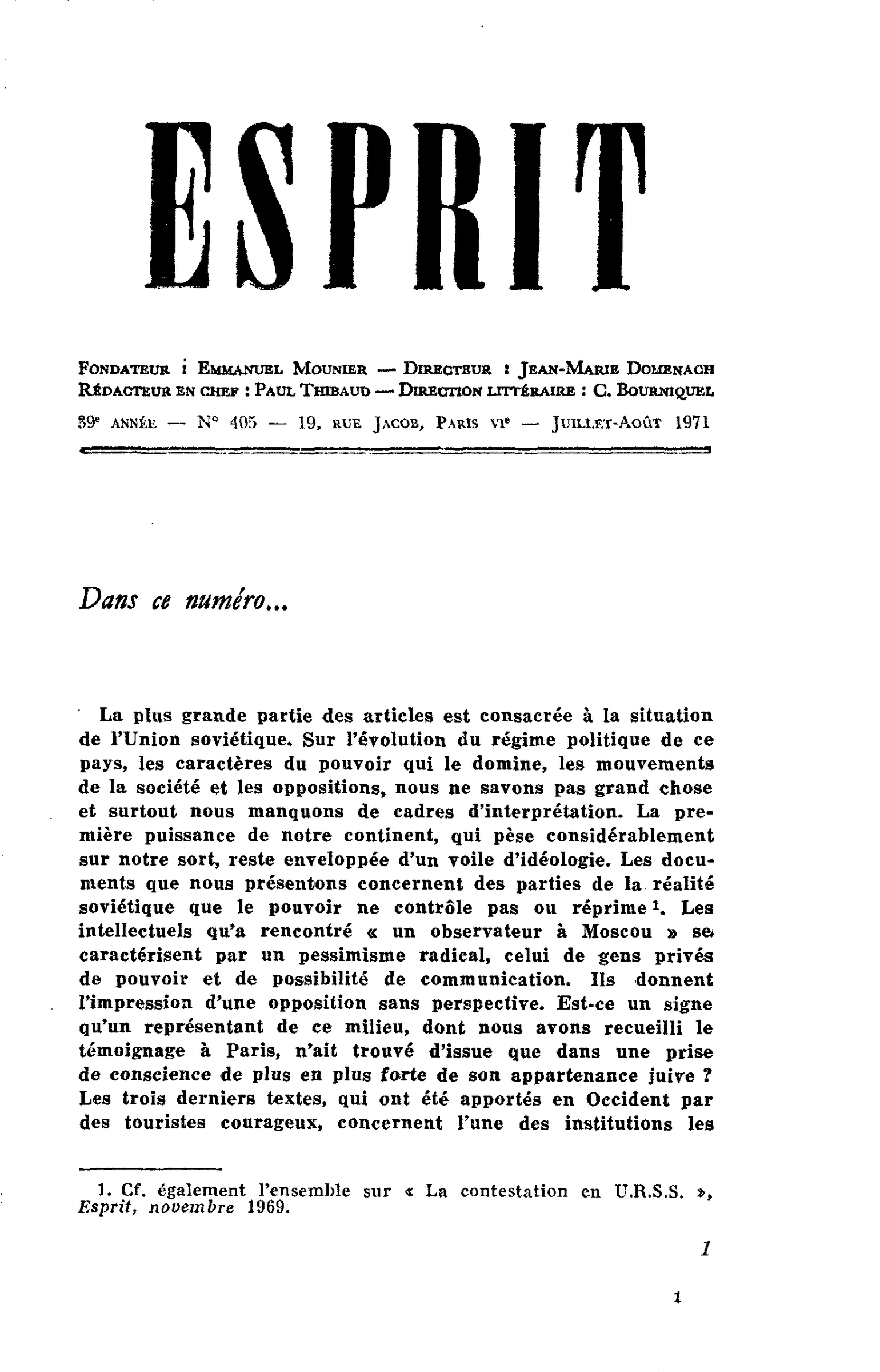 Editorial