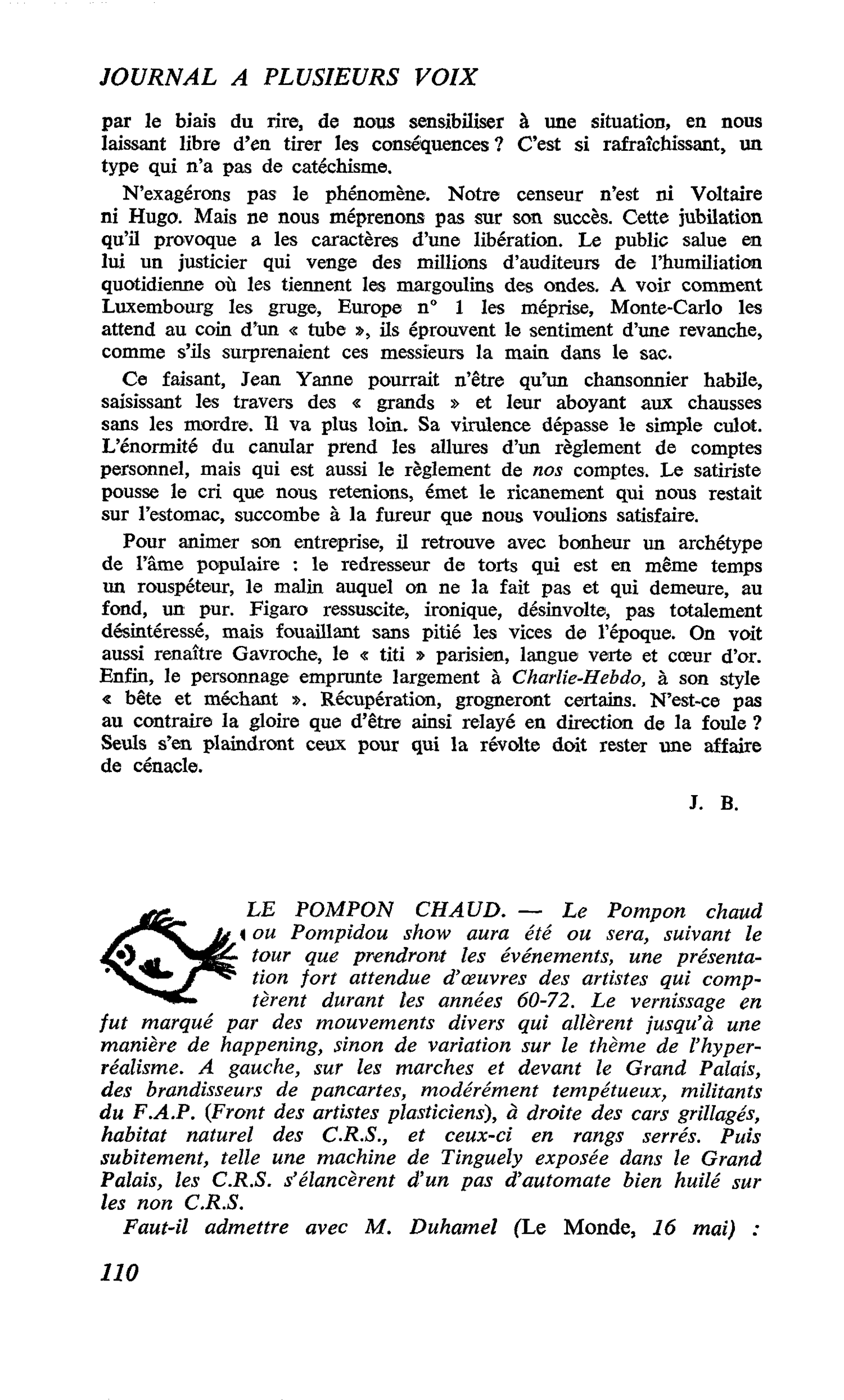 LE POMPON CHAUD