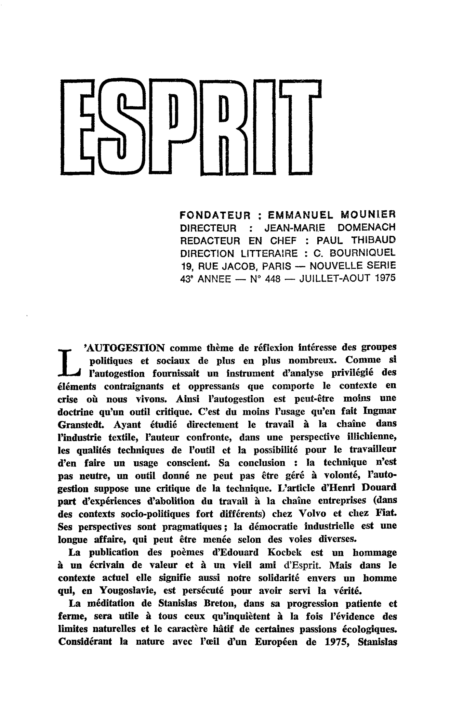Editorial