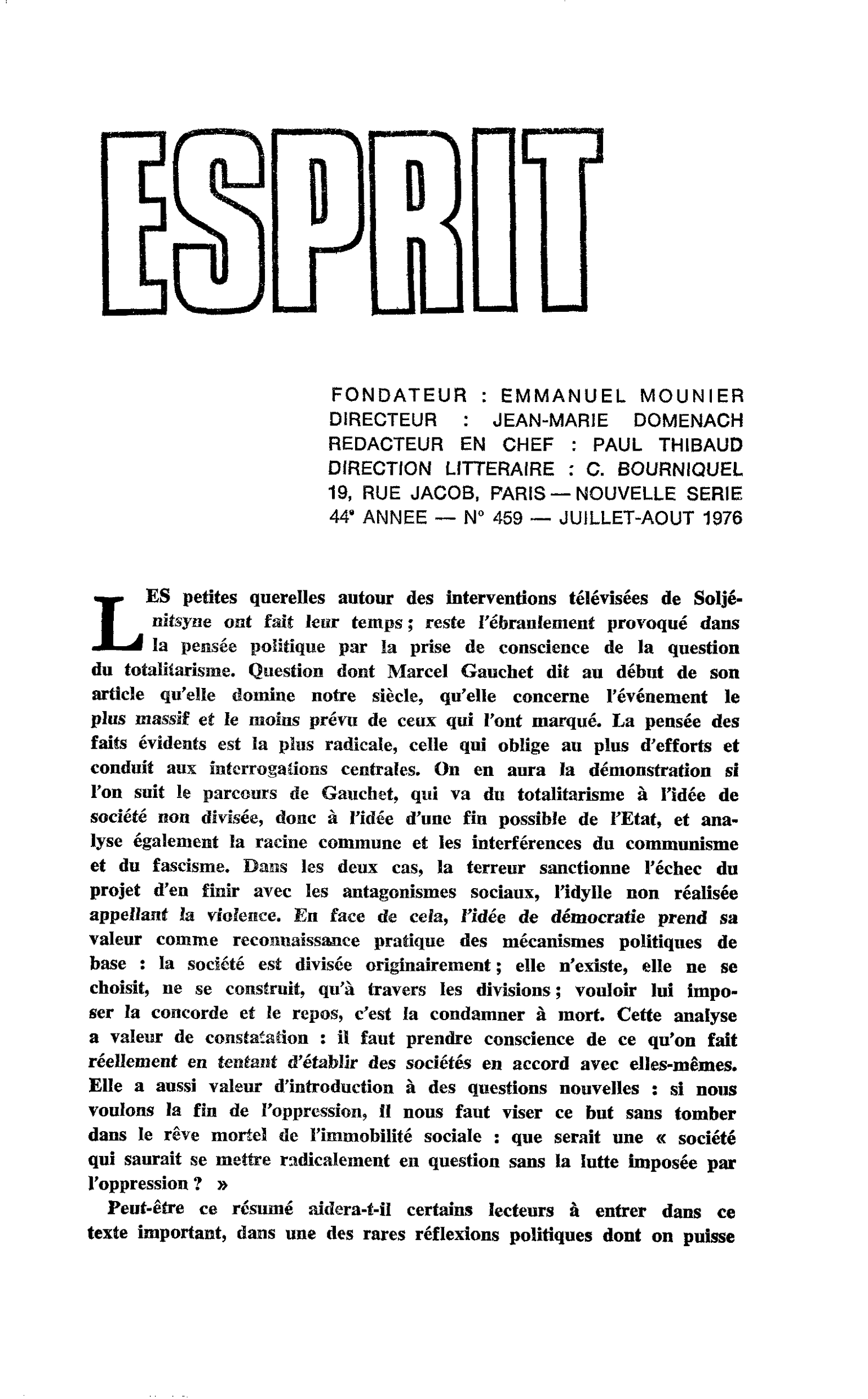 Editorial