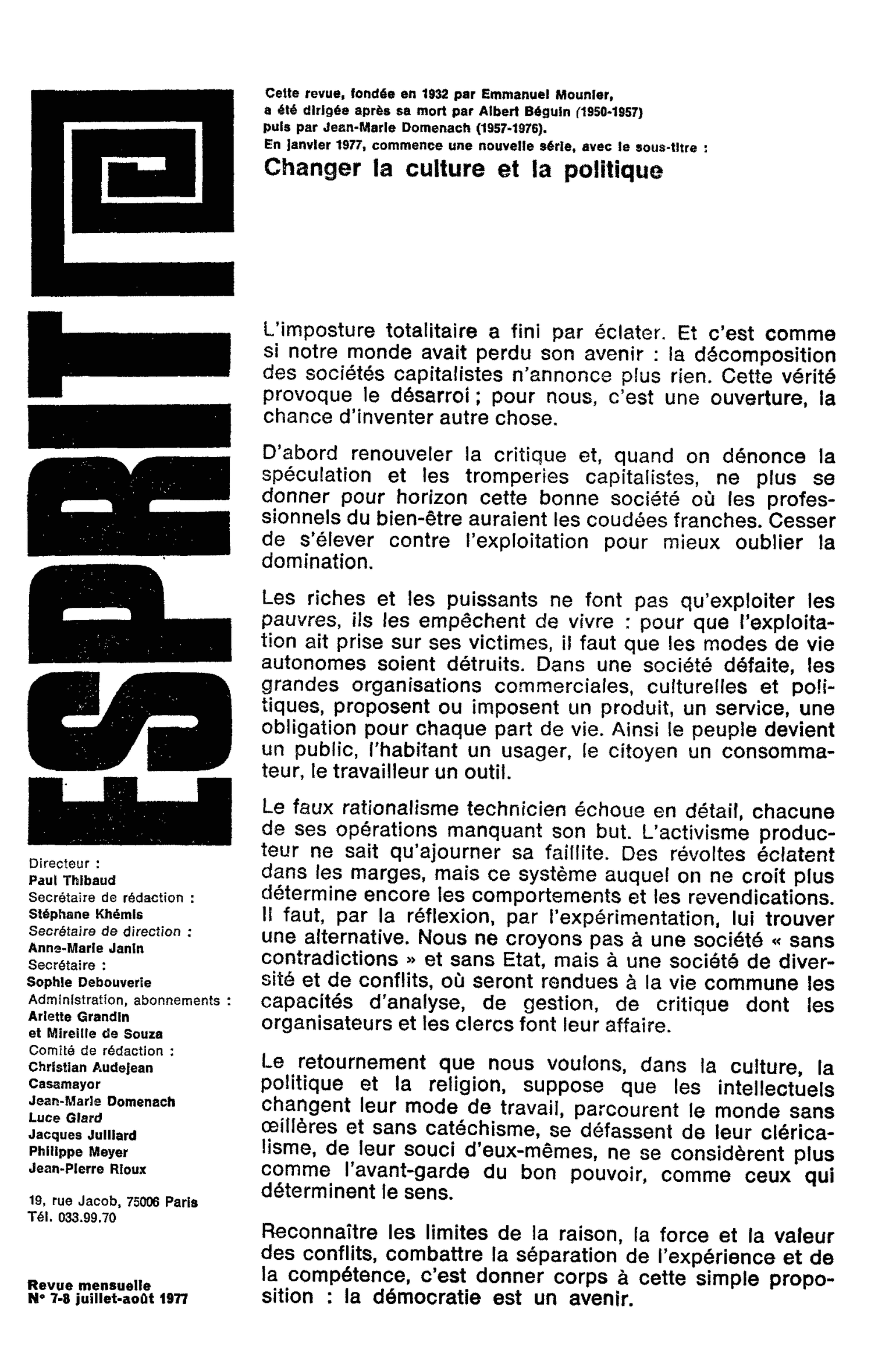 Editorial