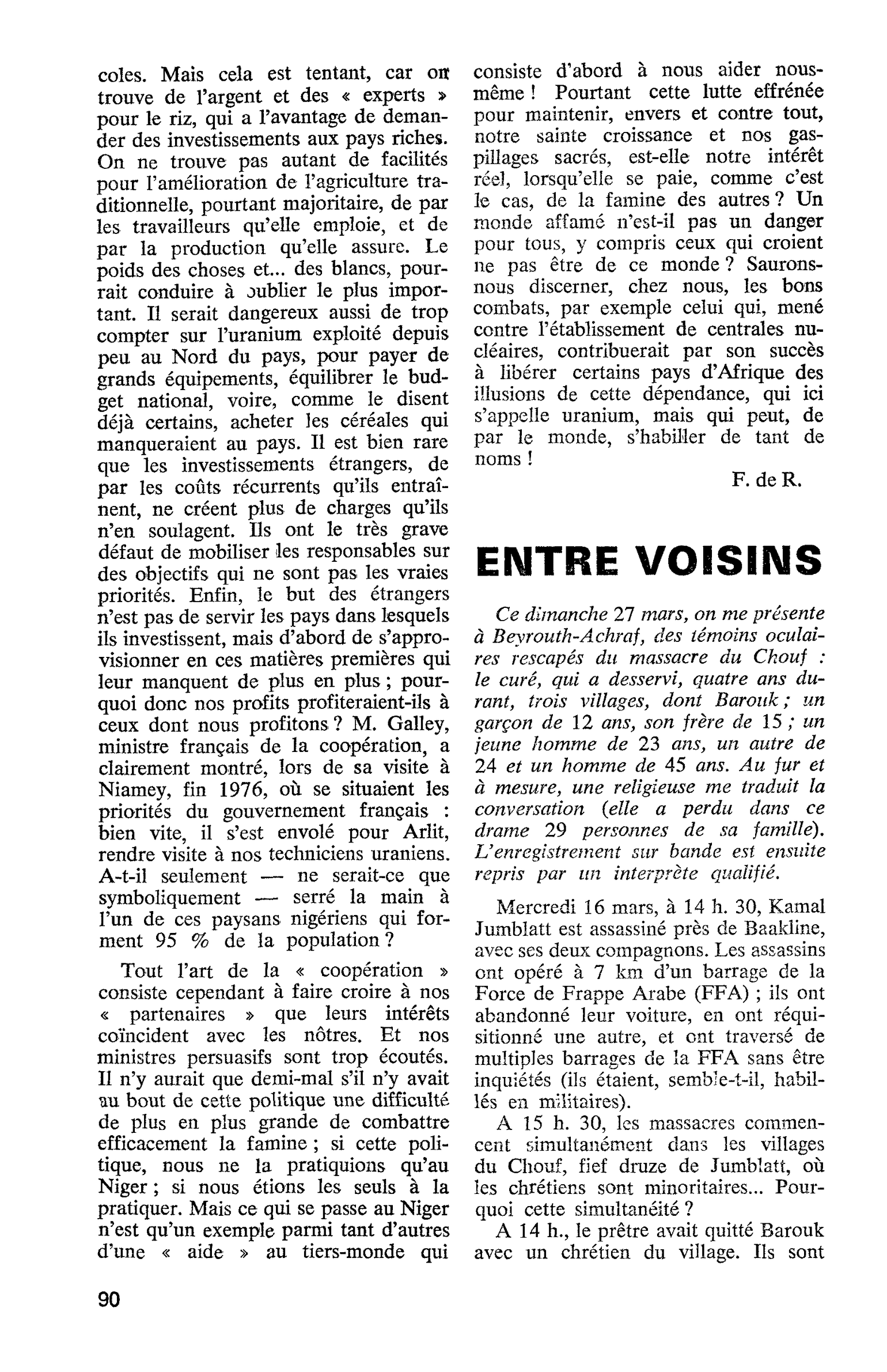 ENTRE VOISINS