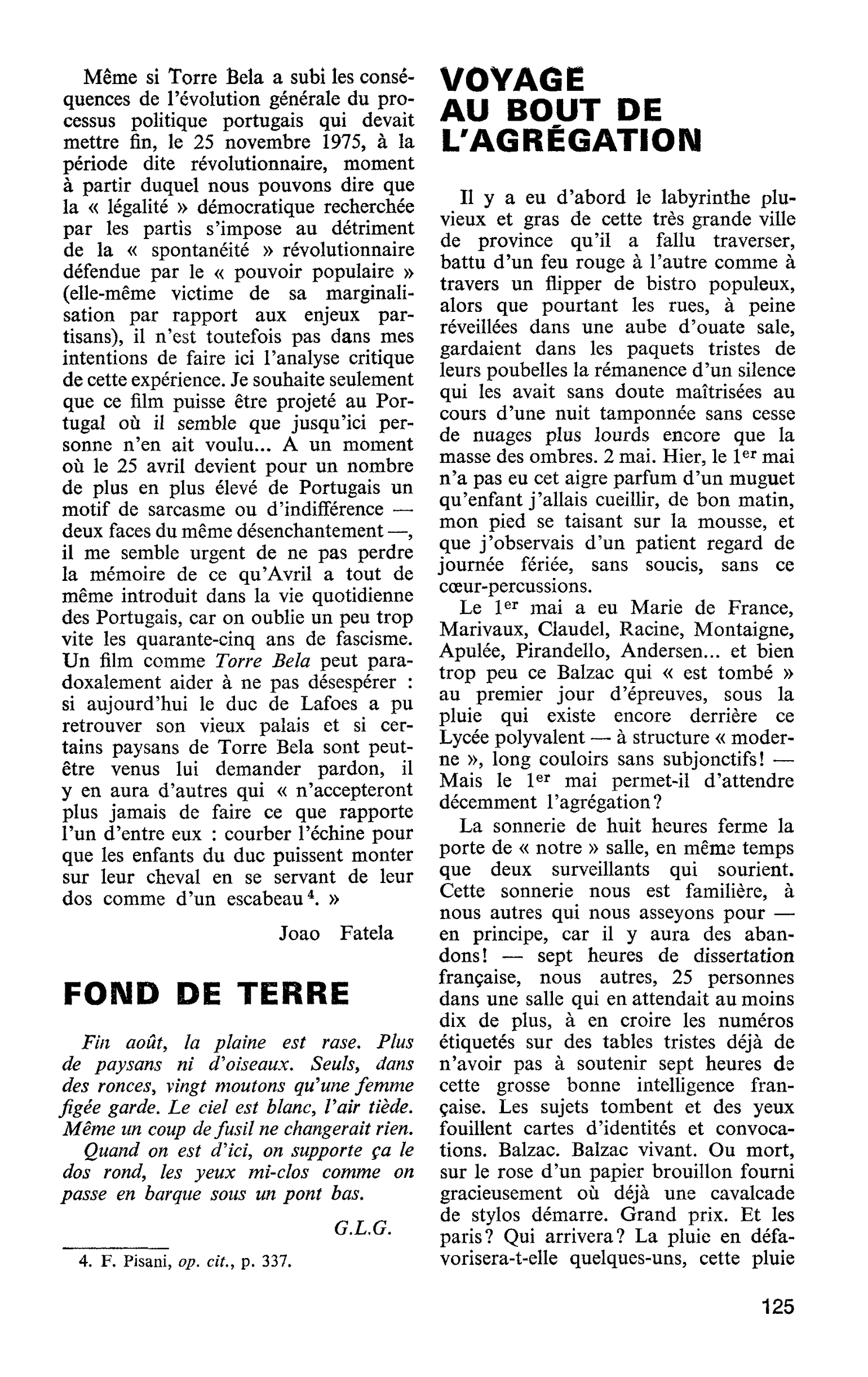 FOND DE TERRE