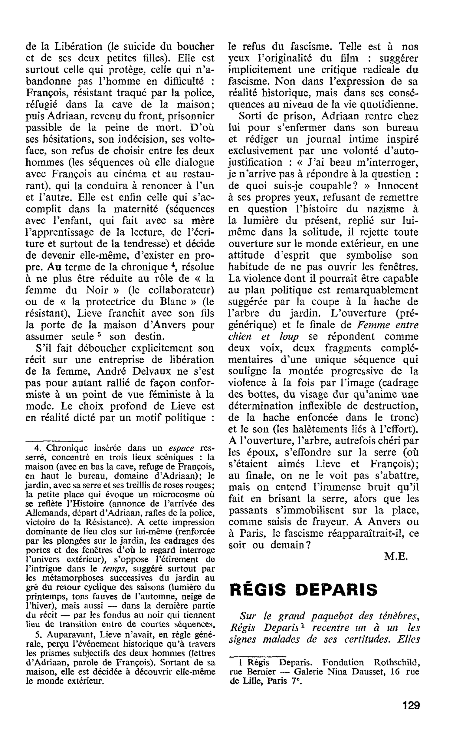 RÉGIS DEPARIS