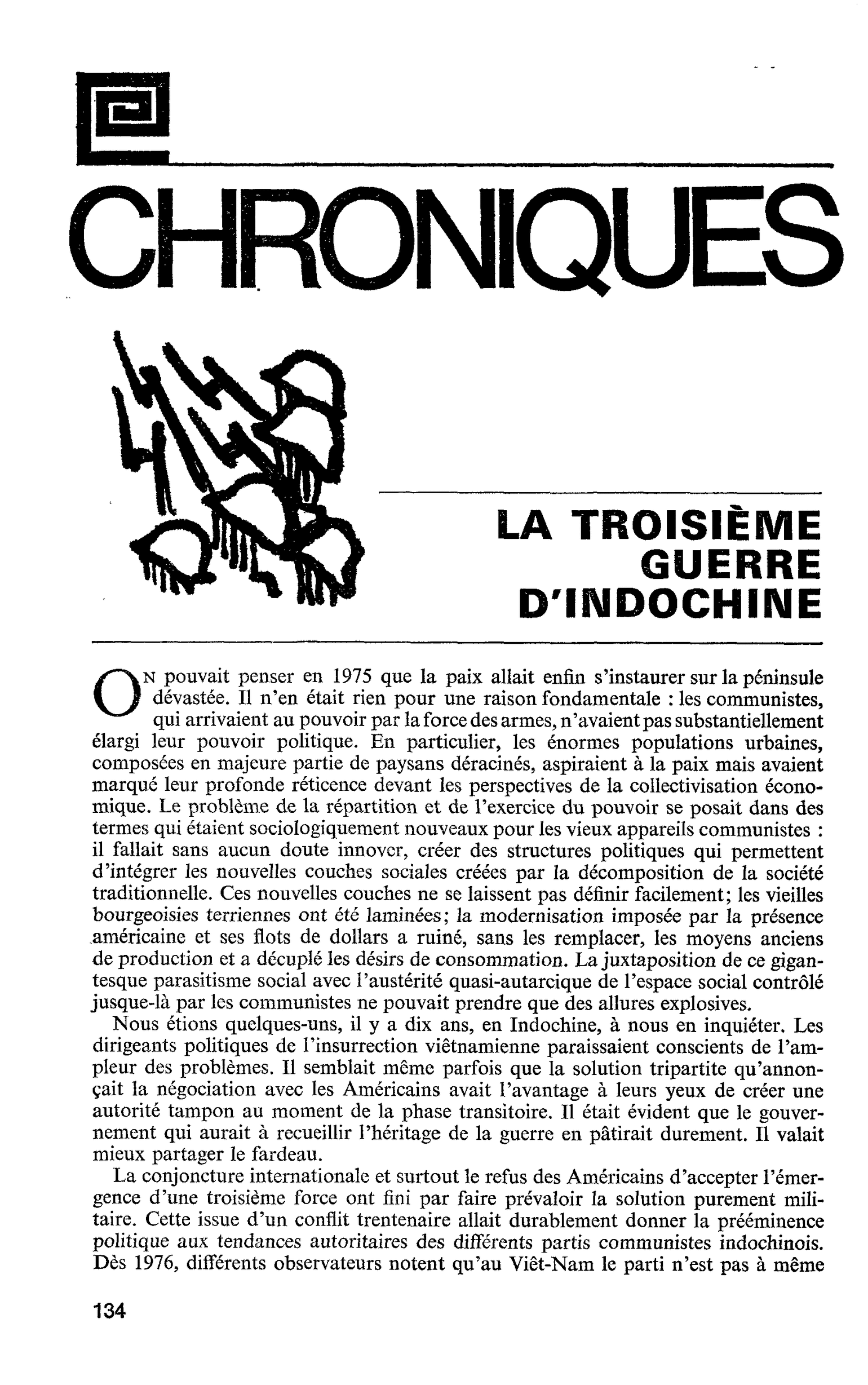 LA TROISIÈME GUERRE D’INDOCHINE
