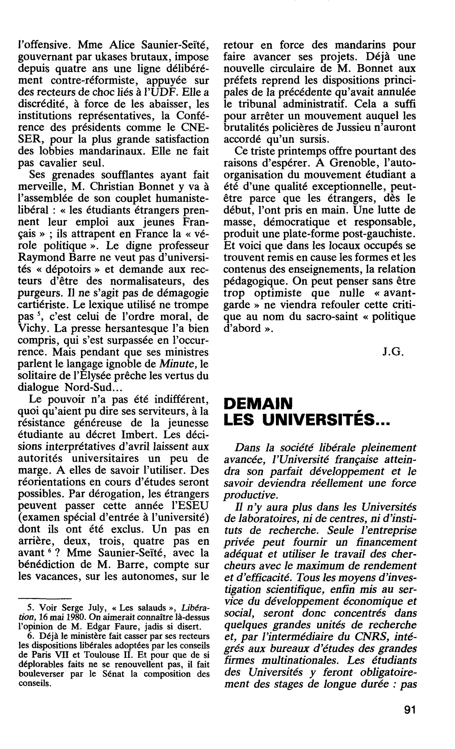Demain les universités