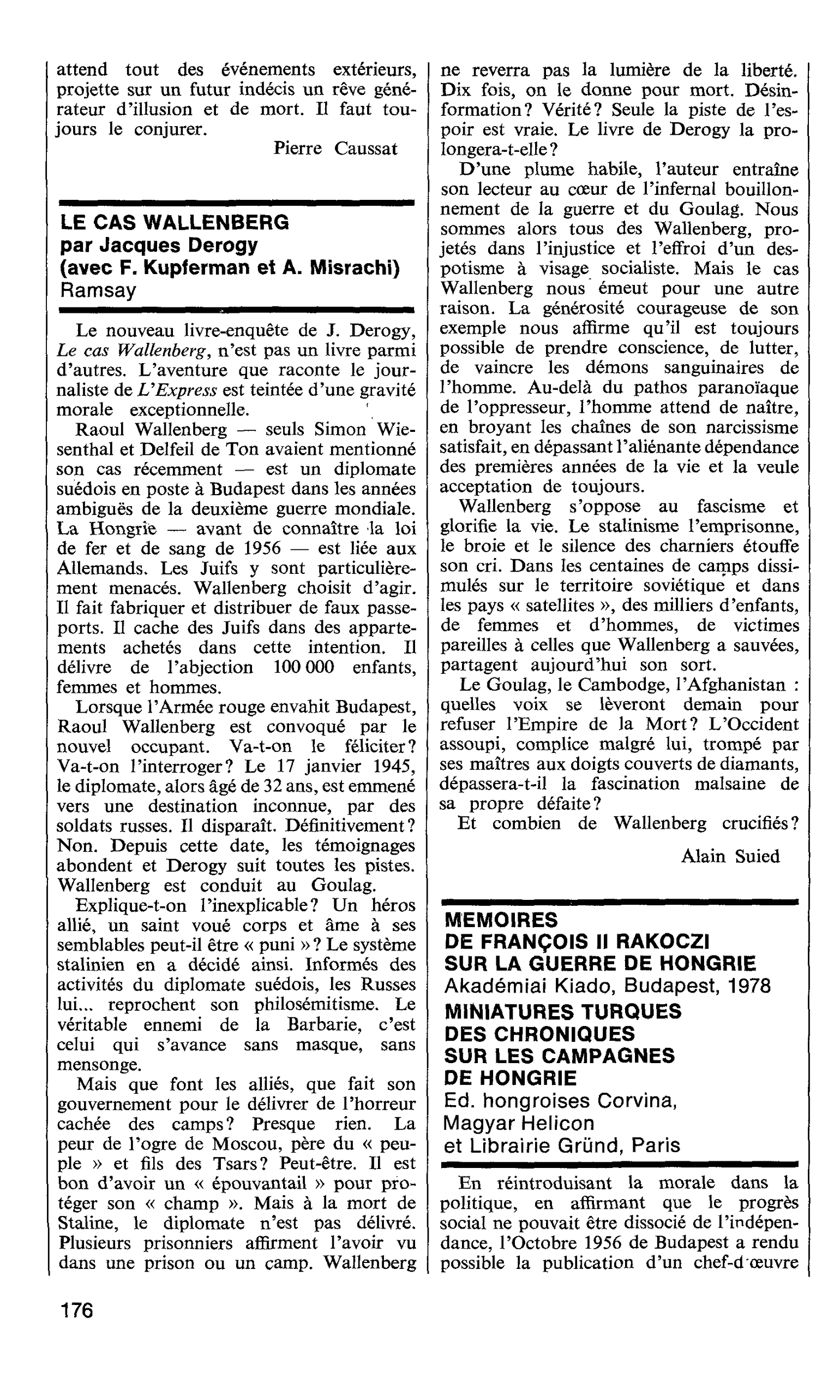 MEMOIRES DE FRANÇOIS II RAKOCZI SUR LA GUERRE DE HONGRIE MINIATURES TURQUES DES CHRONIQUES SUR LES CAMPAGNES DE HONGRIE