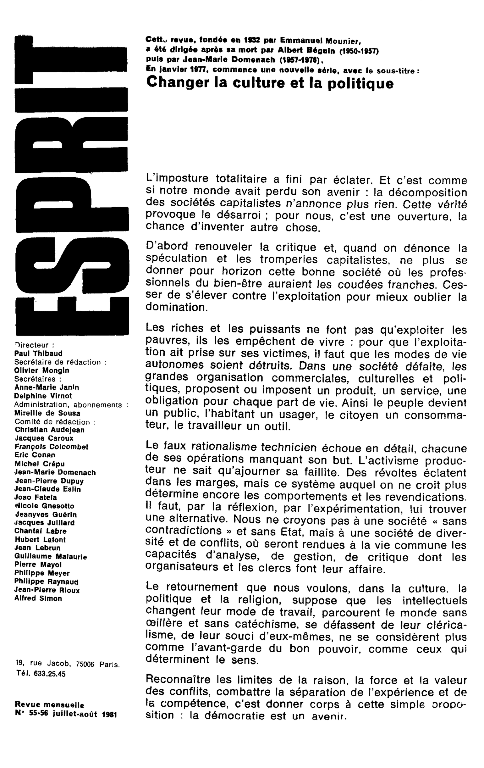 Editorial