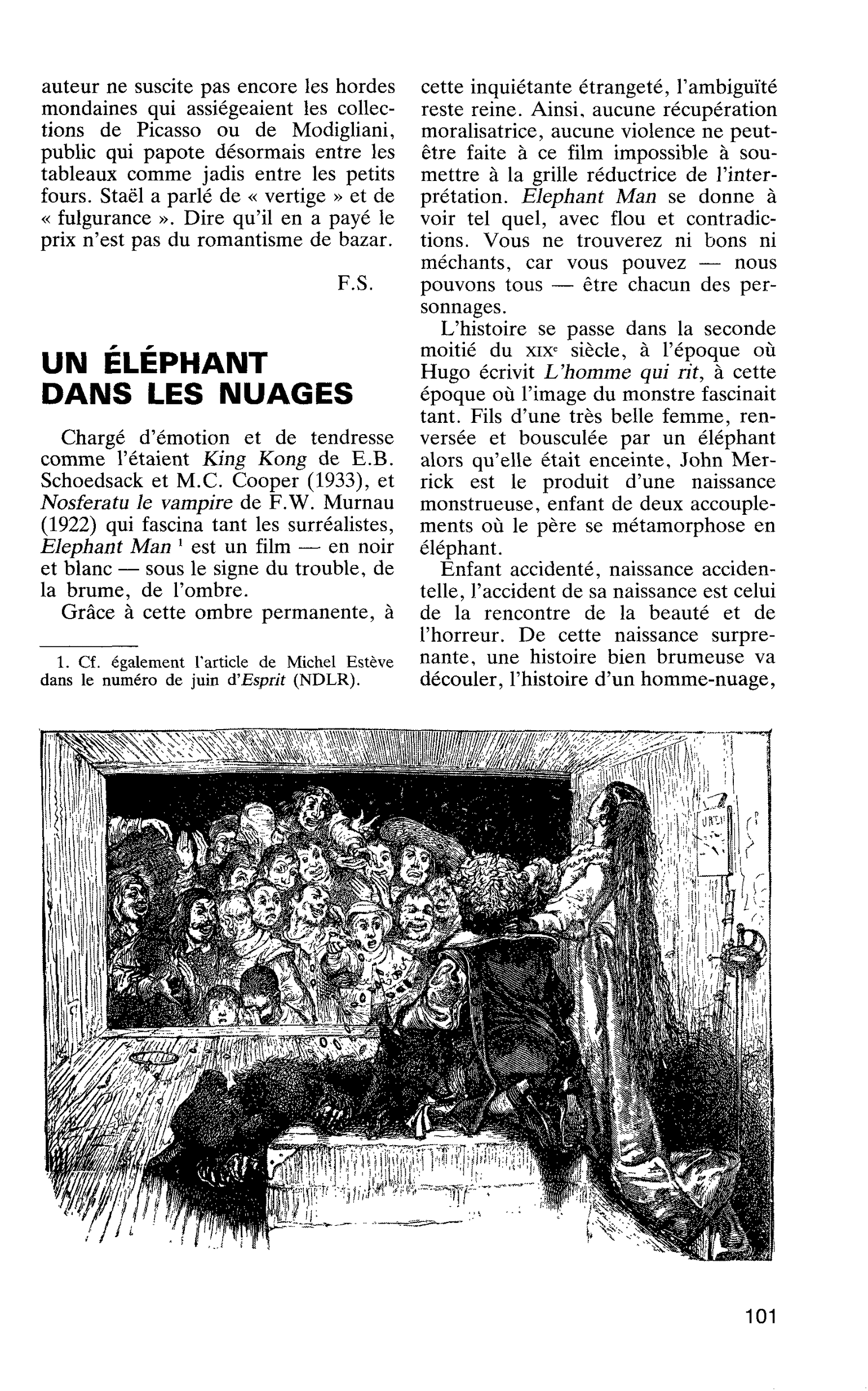 UN ÉLÉPHANT DANS LES NUAGES