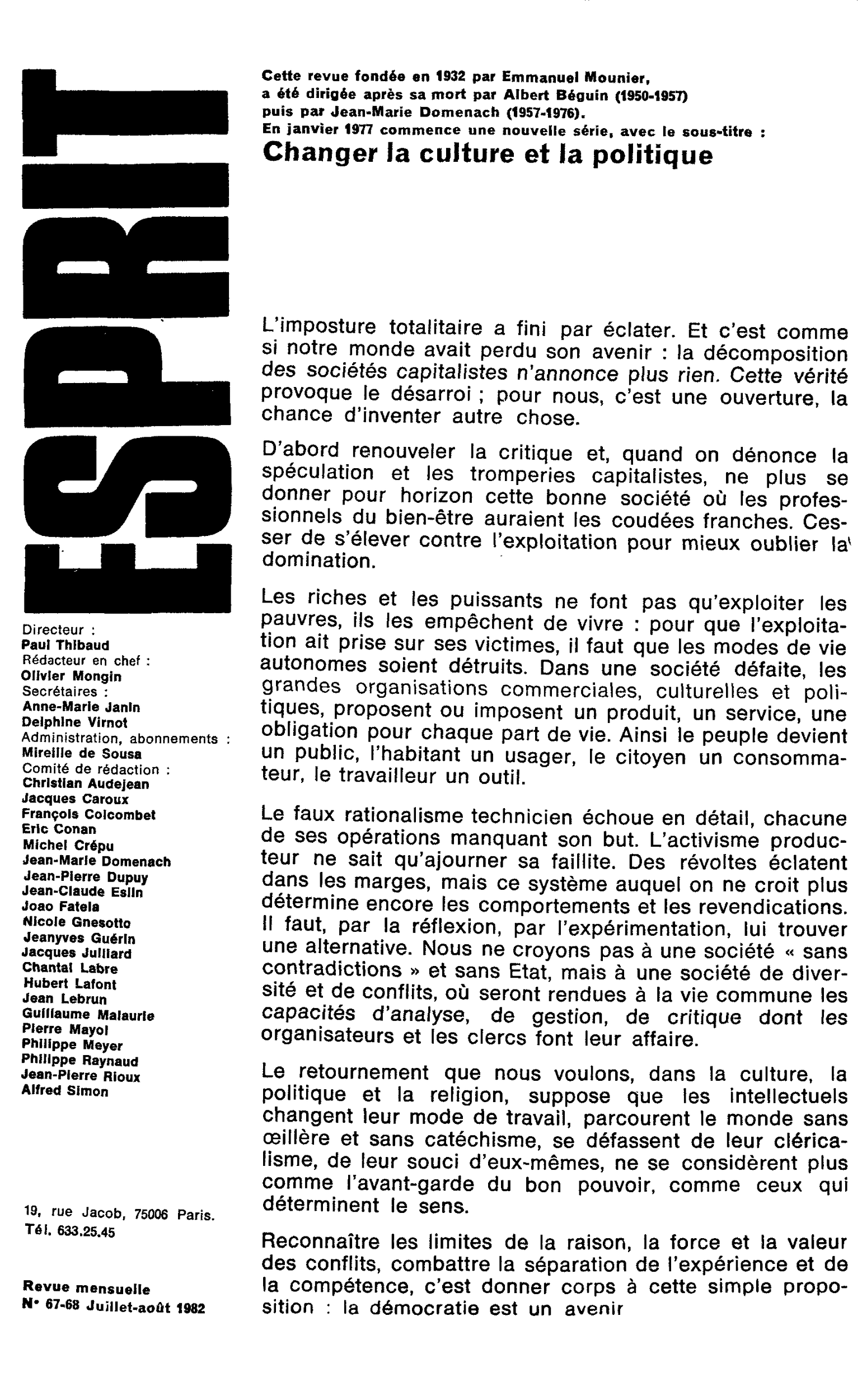 Editorial