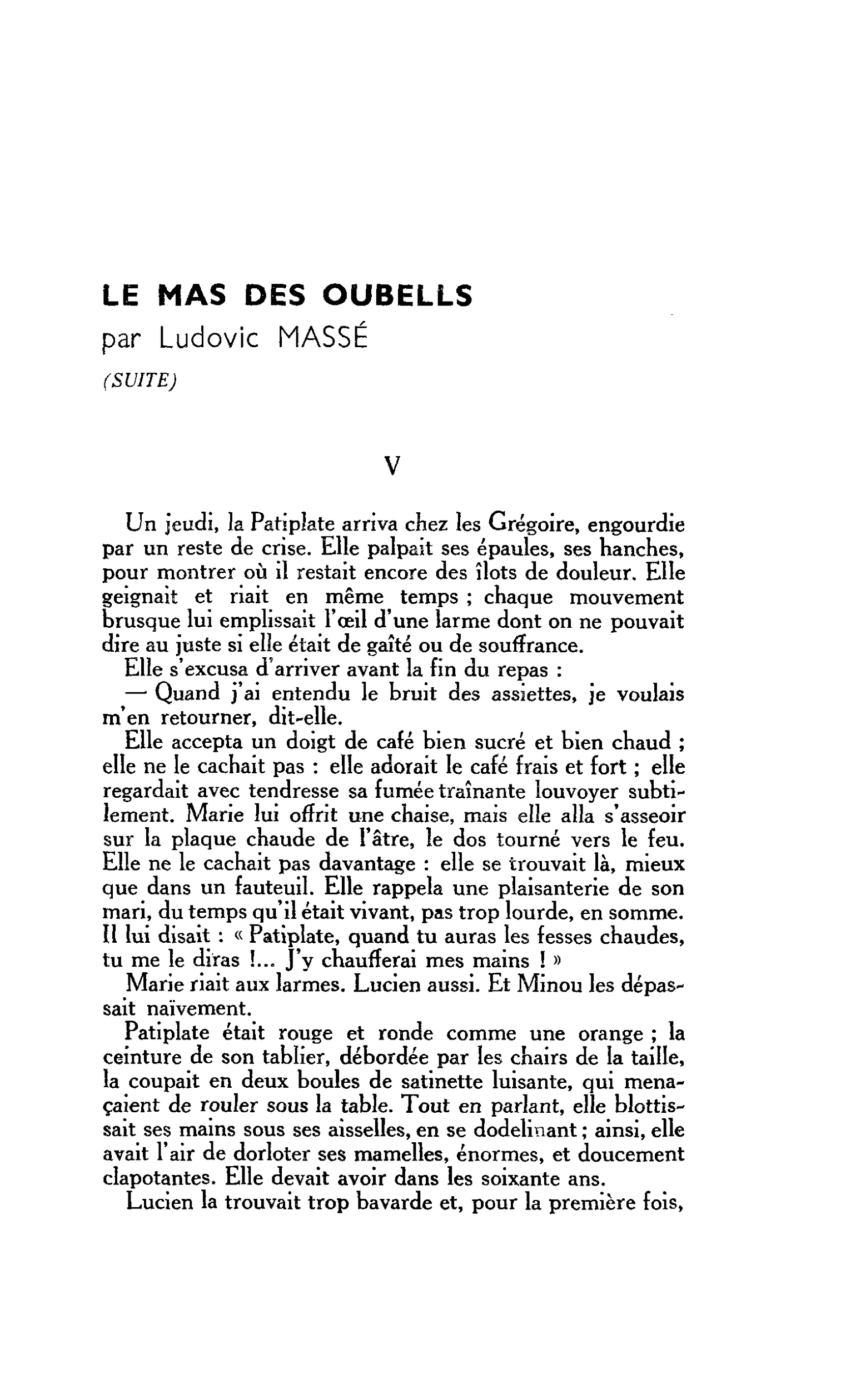 LE MAS DES OUBELLS