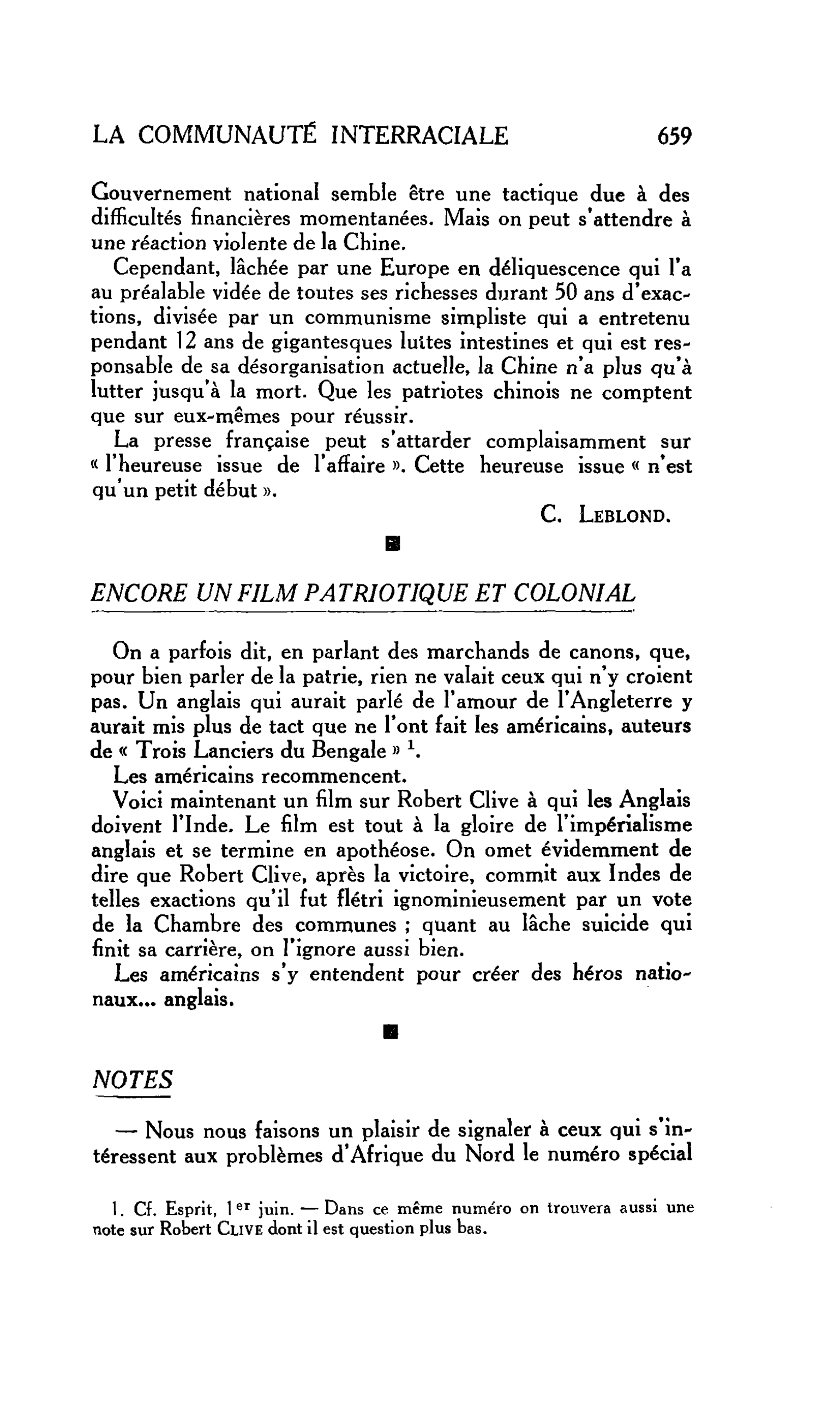 ENCORE UN FILM PATRIOTIQUE ET COLONIAL