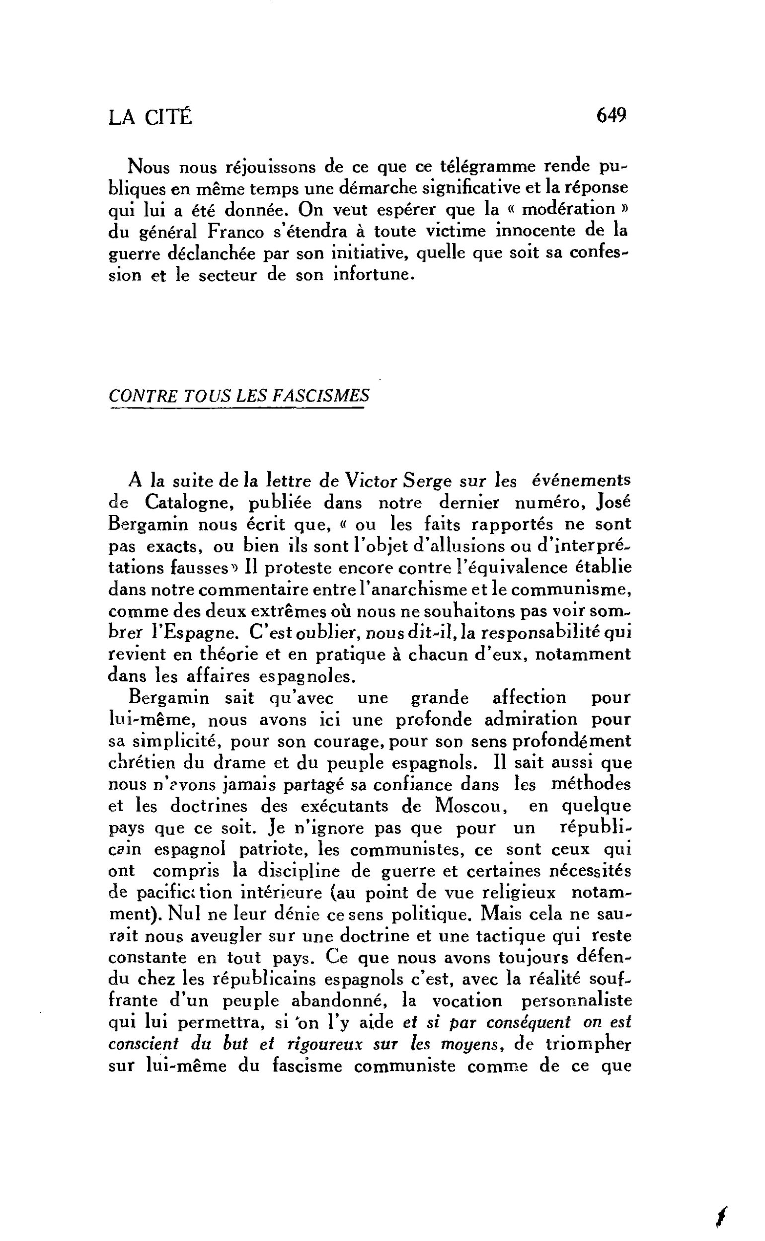 Contre tous les fascismes