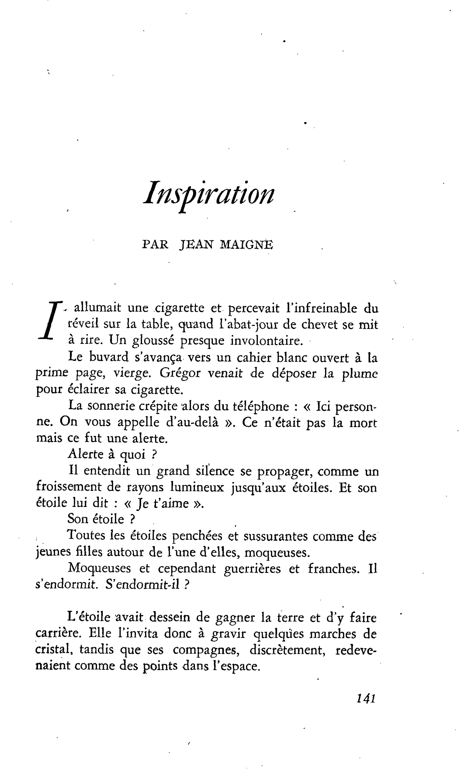 Inspiration
