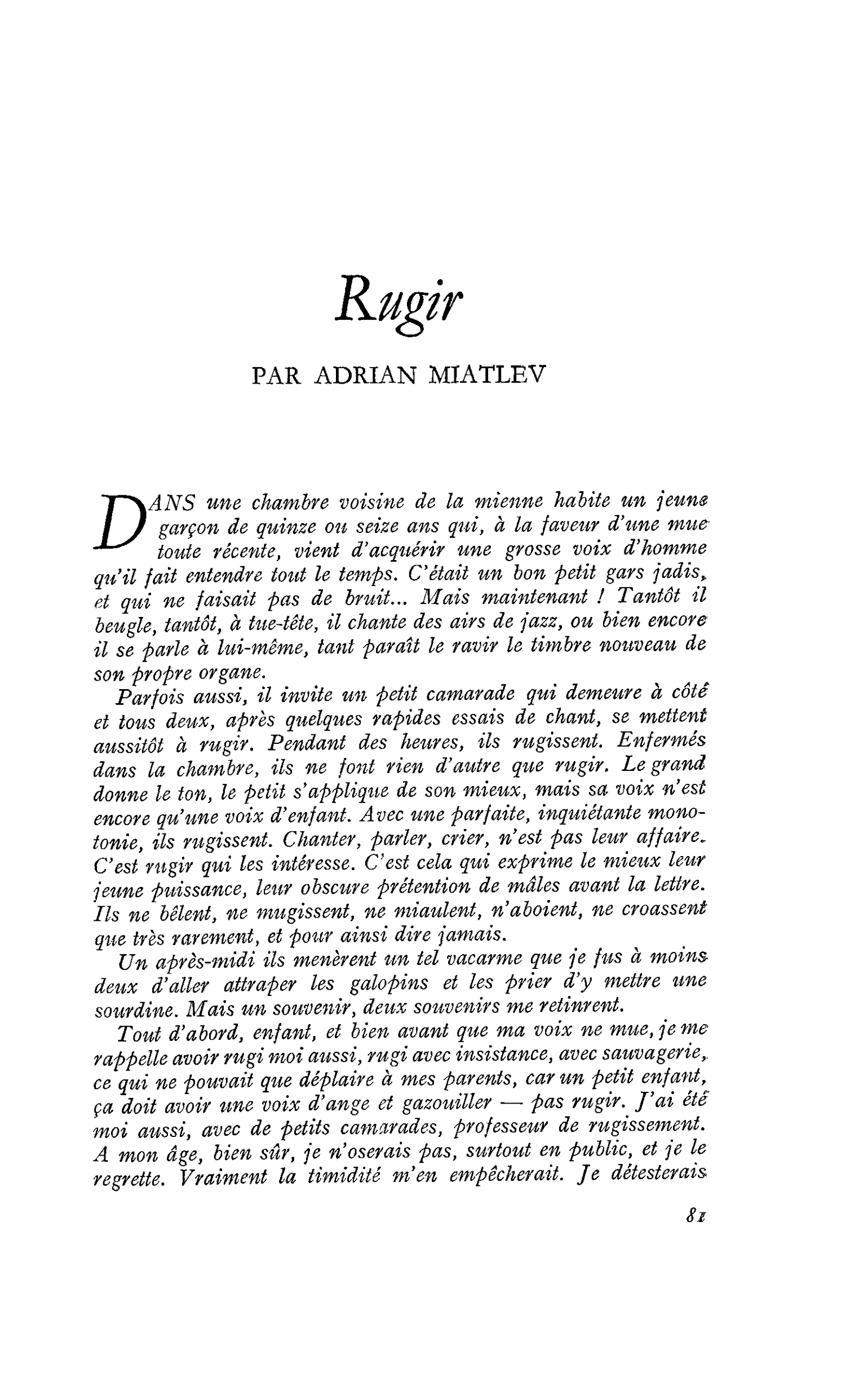 Rugir