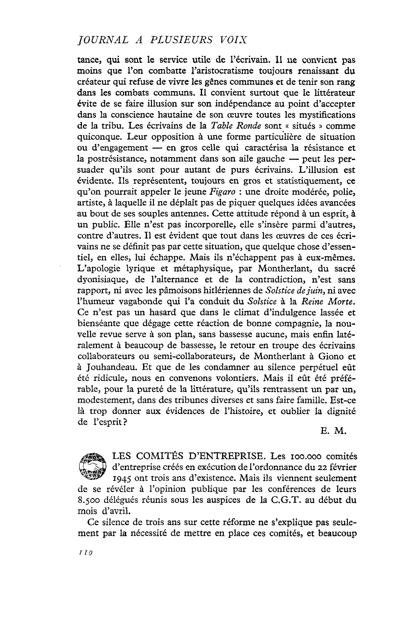 Les comités d’entreprise