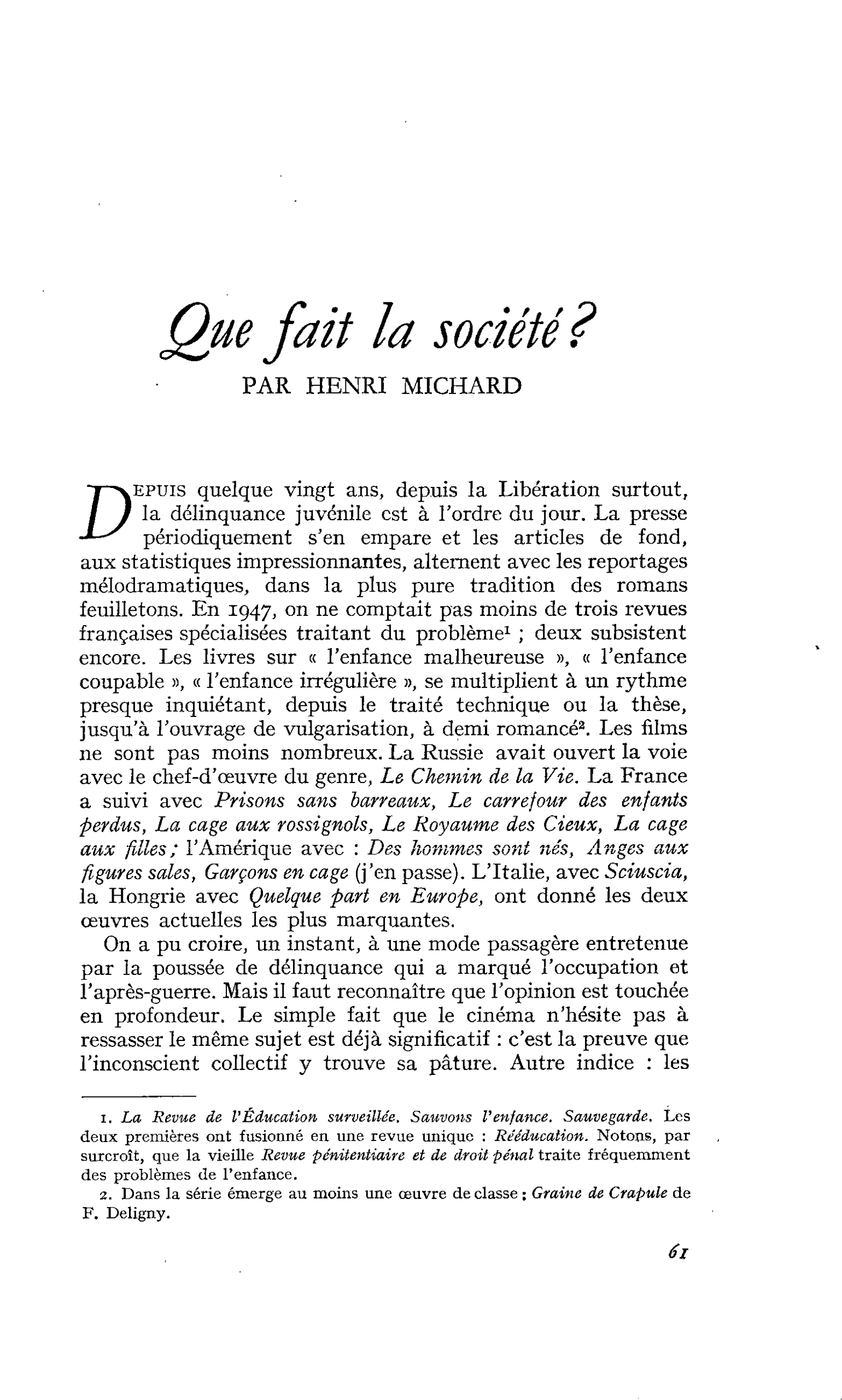 Que fait la société ?