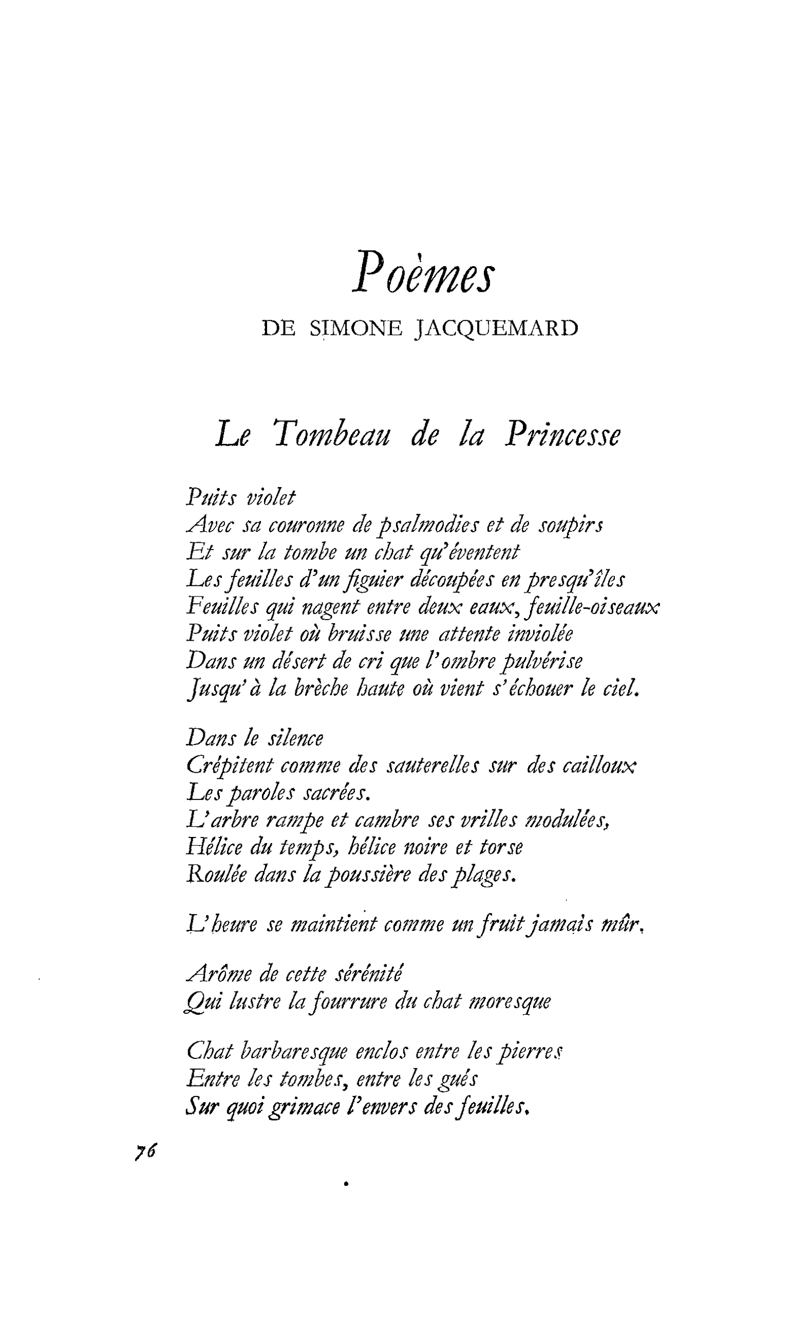 Poèmes
