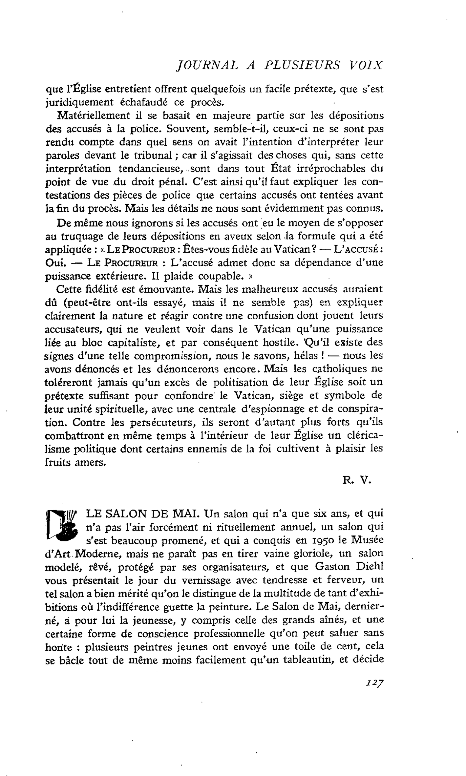 LE SALON DE MAI