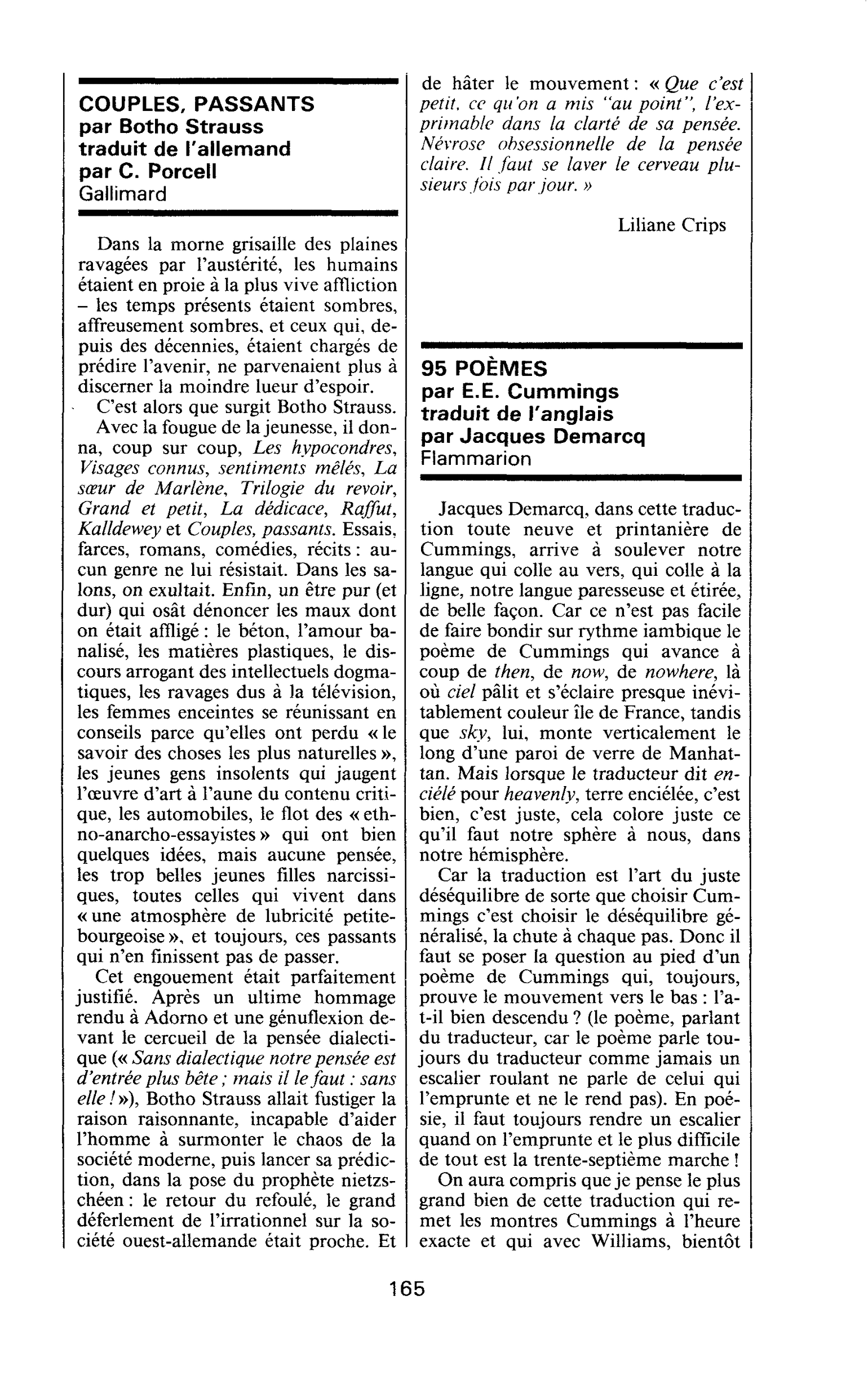 95 POEMES par E.E. Cummings