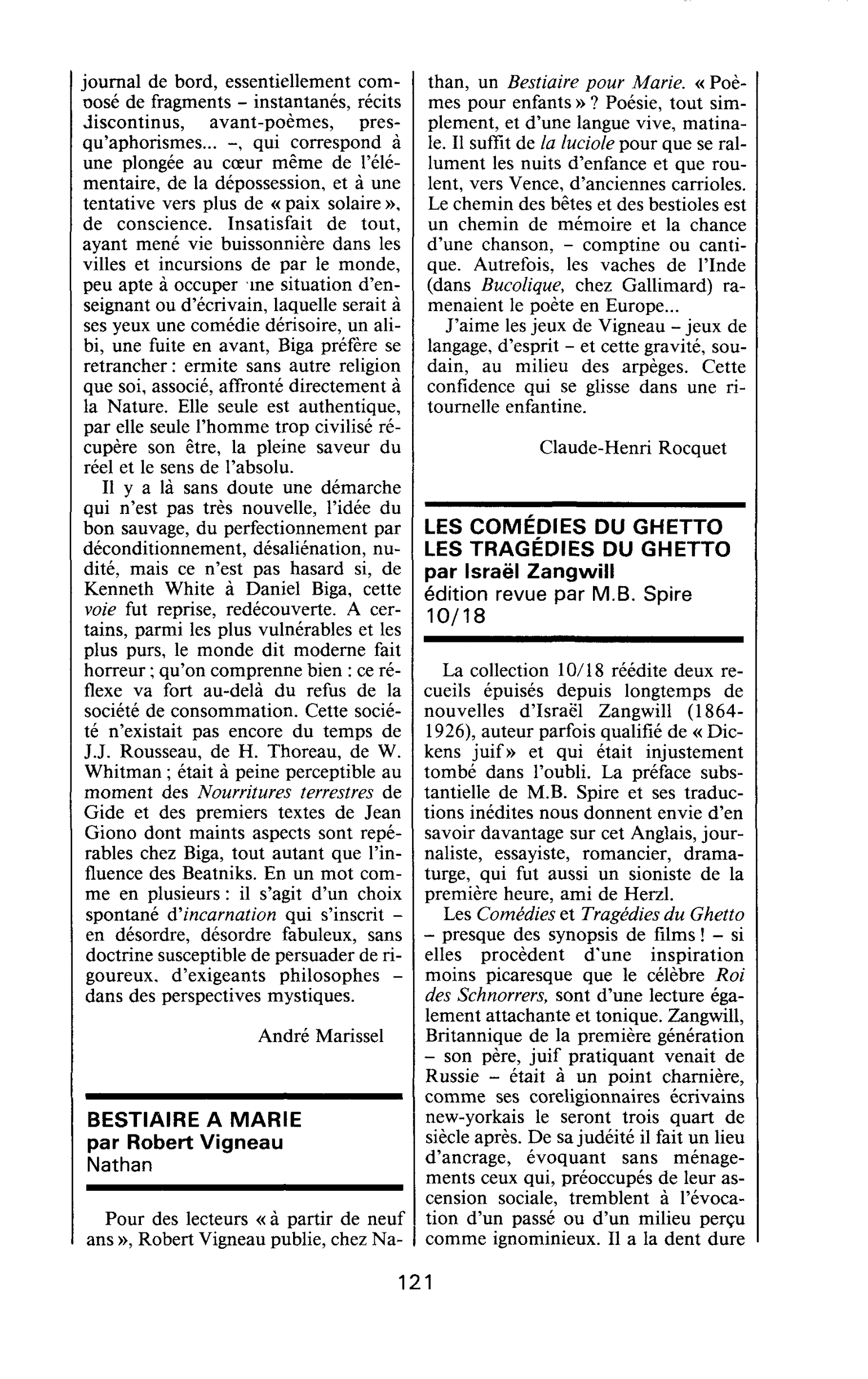 LES COMÉDIES DU GHETTO LES TRAGÉDIES DU GHETTO par Israël Zangwill