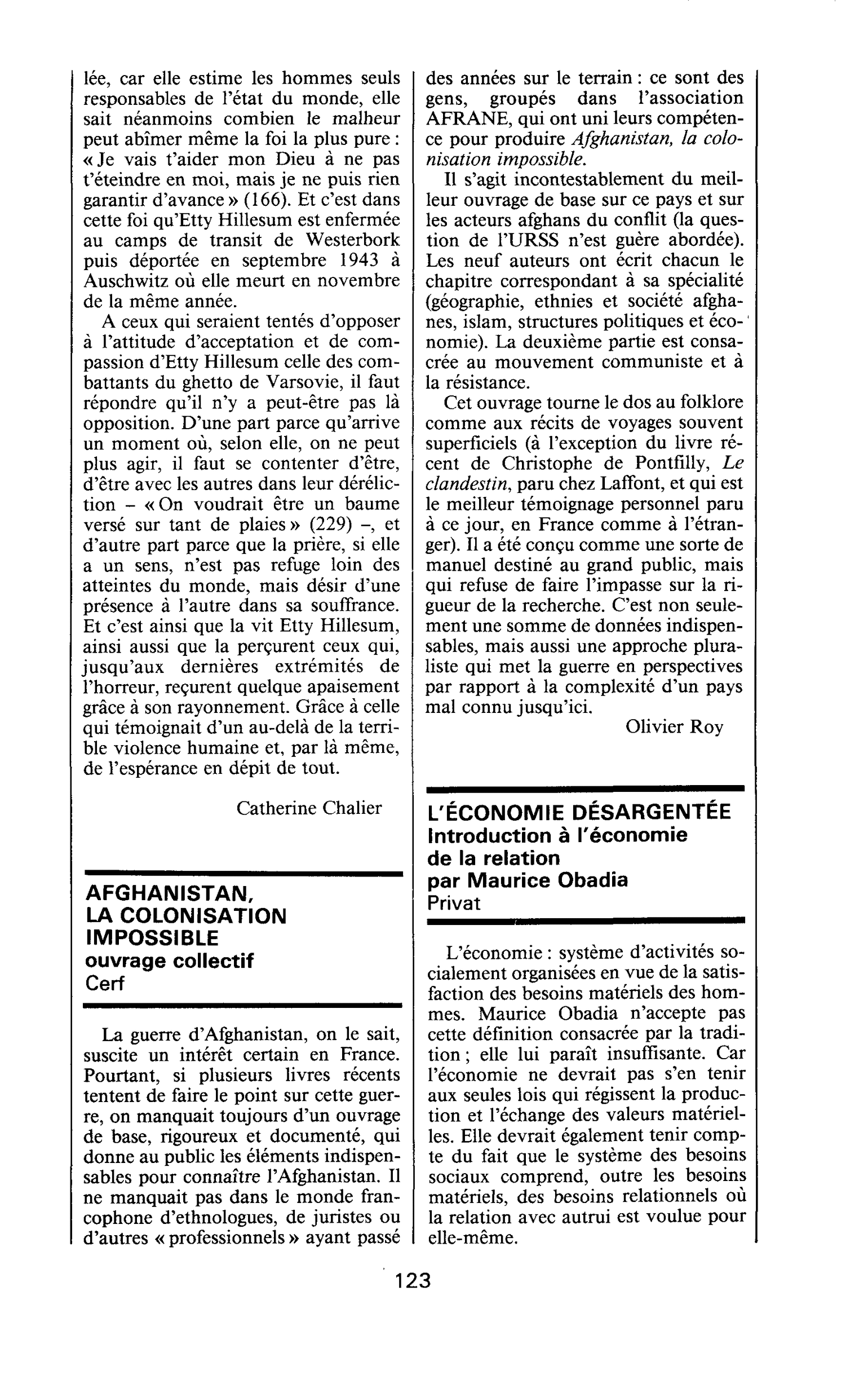 L’ÉCONOMIE DÉSARGENTÉE. Introduction à l’économie de la relation par Maurice Obadia