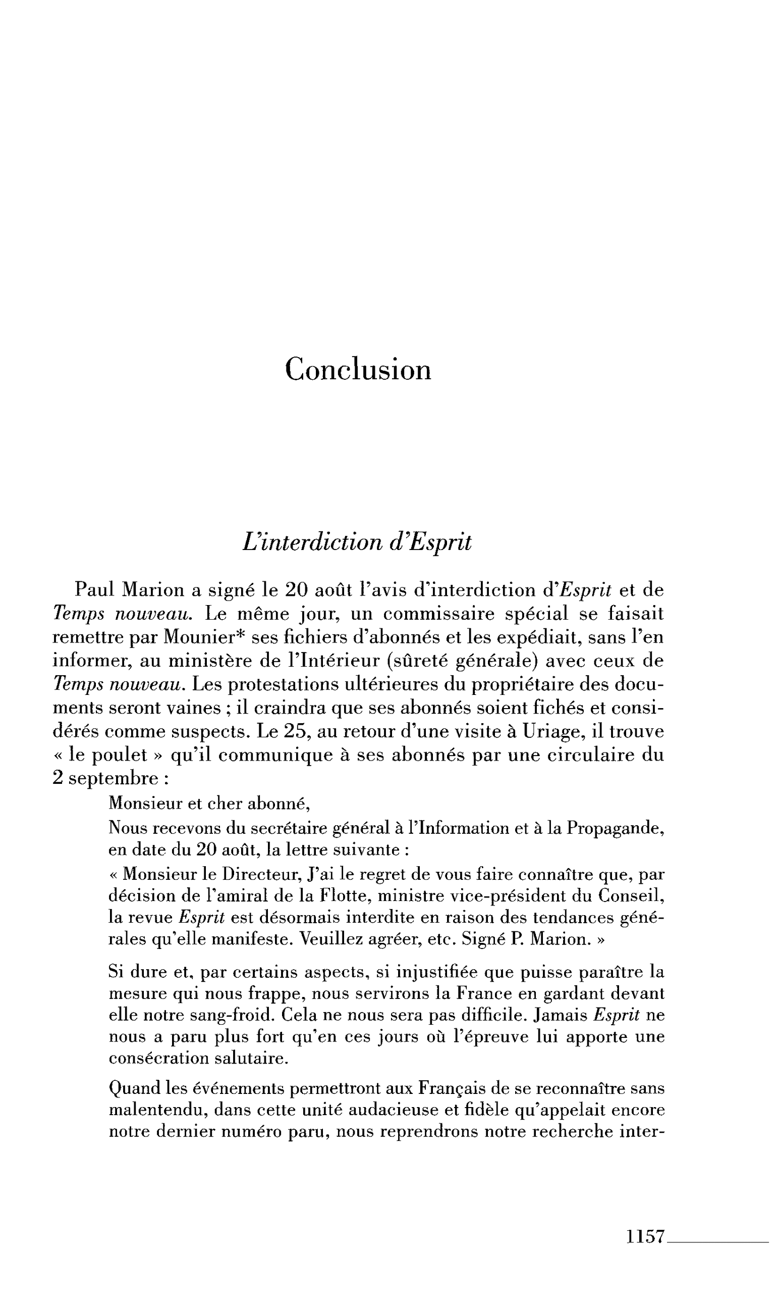 Conclusion